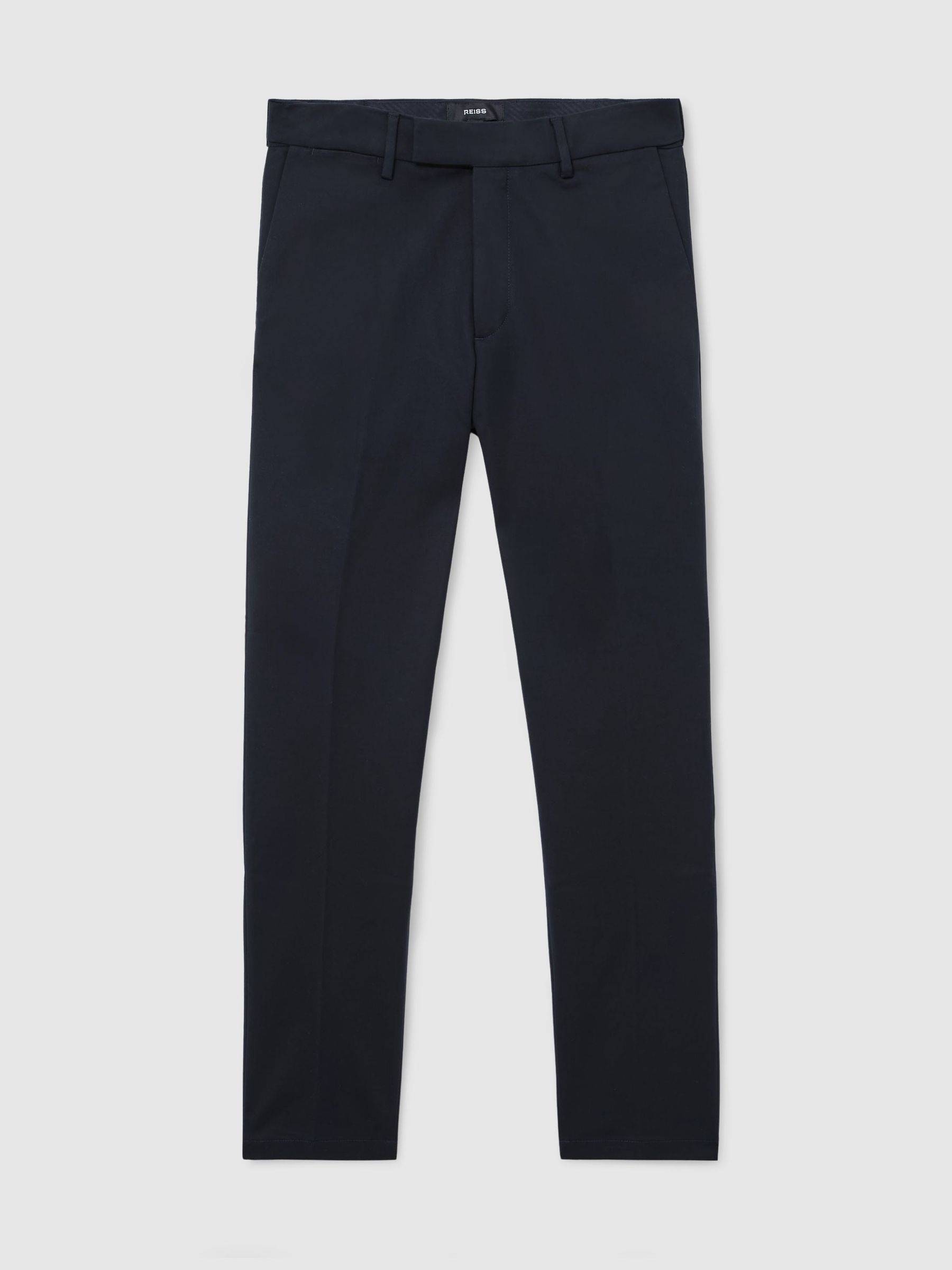 Cotton-Stretch Slim-Fit Chinos in Navy - Image 2 of 6