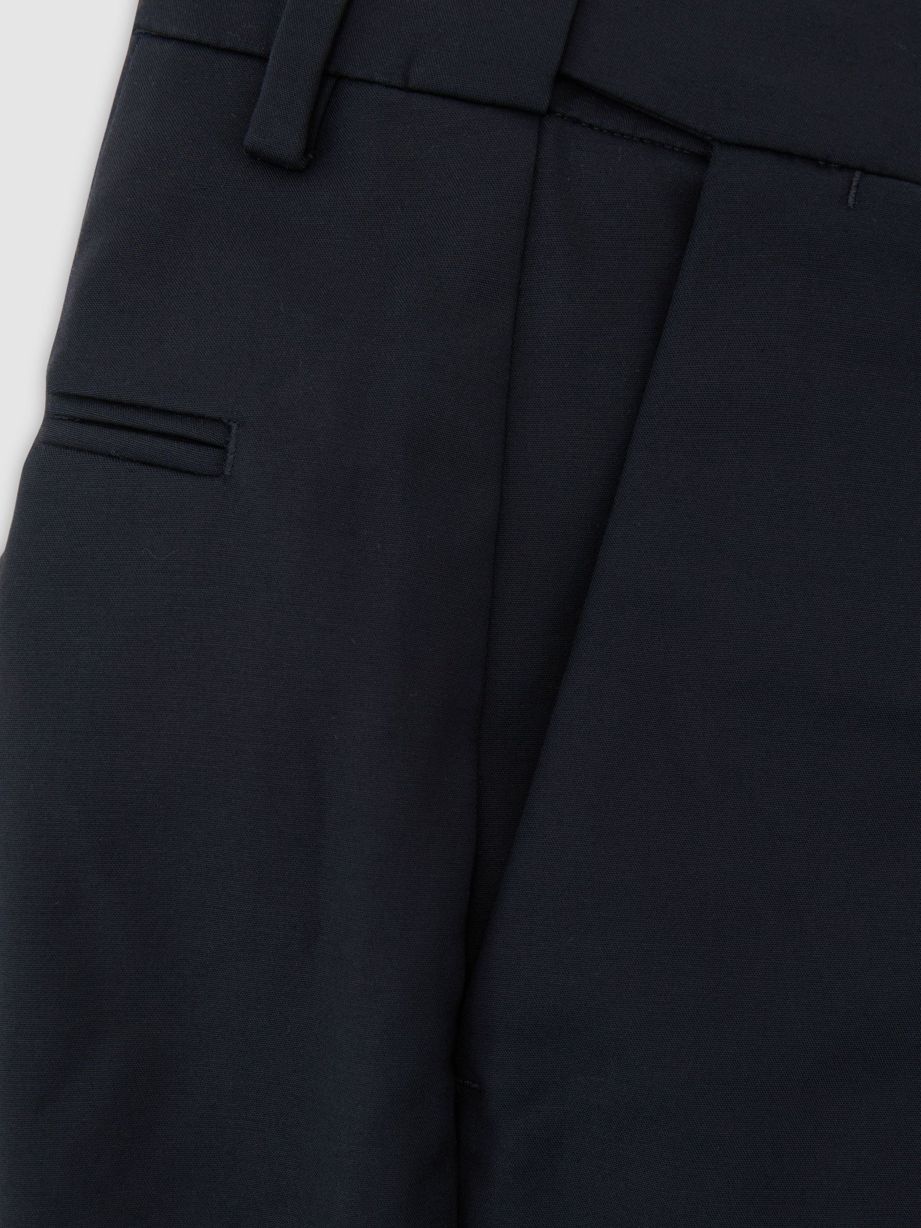 Cotton-Stretch Slim-Fit Chinos in Navy - Image 6 of 6