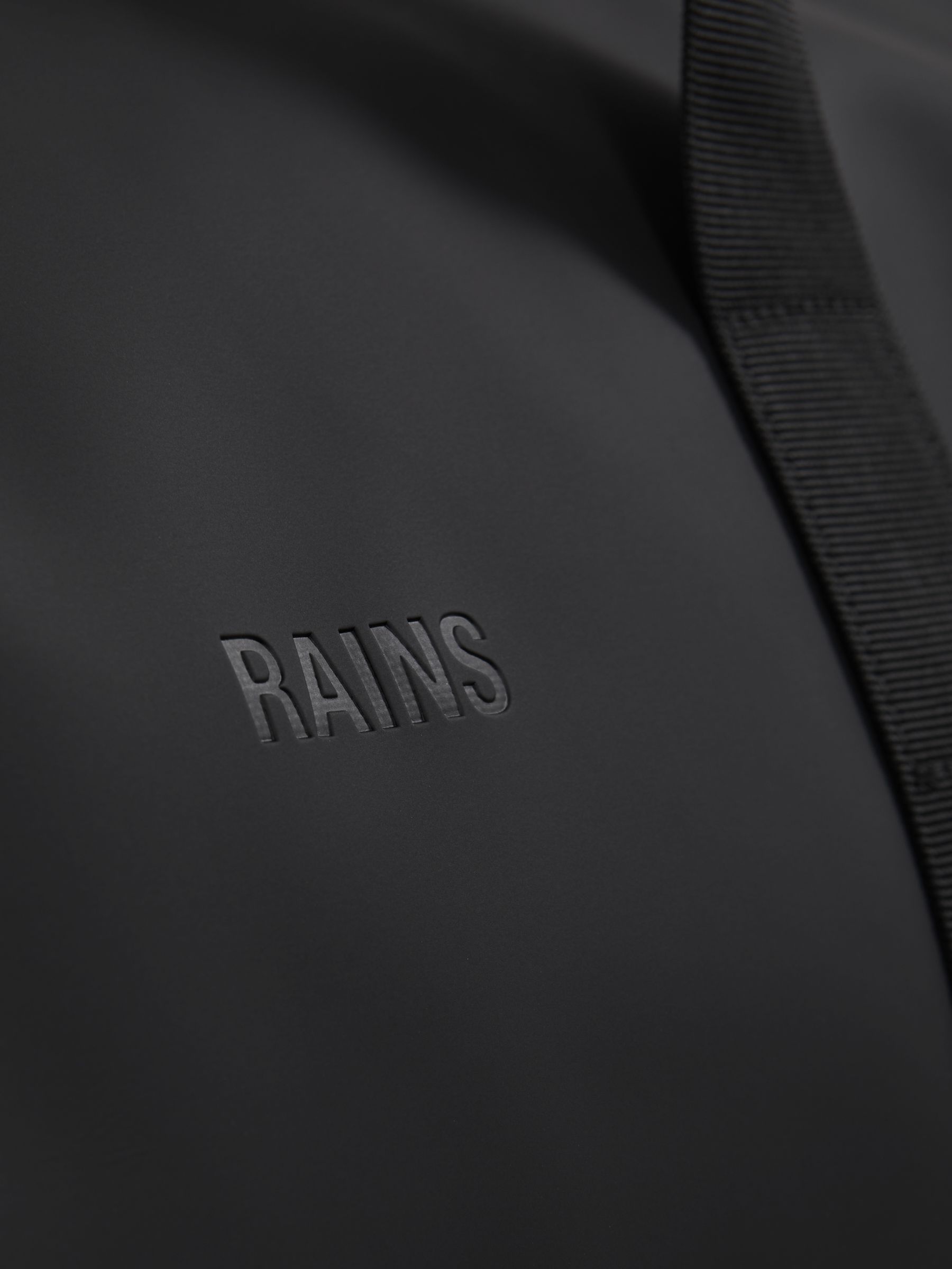 Rains Small Weekend Bag in Black - Image 5 of 5