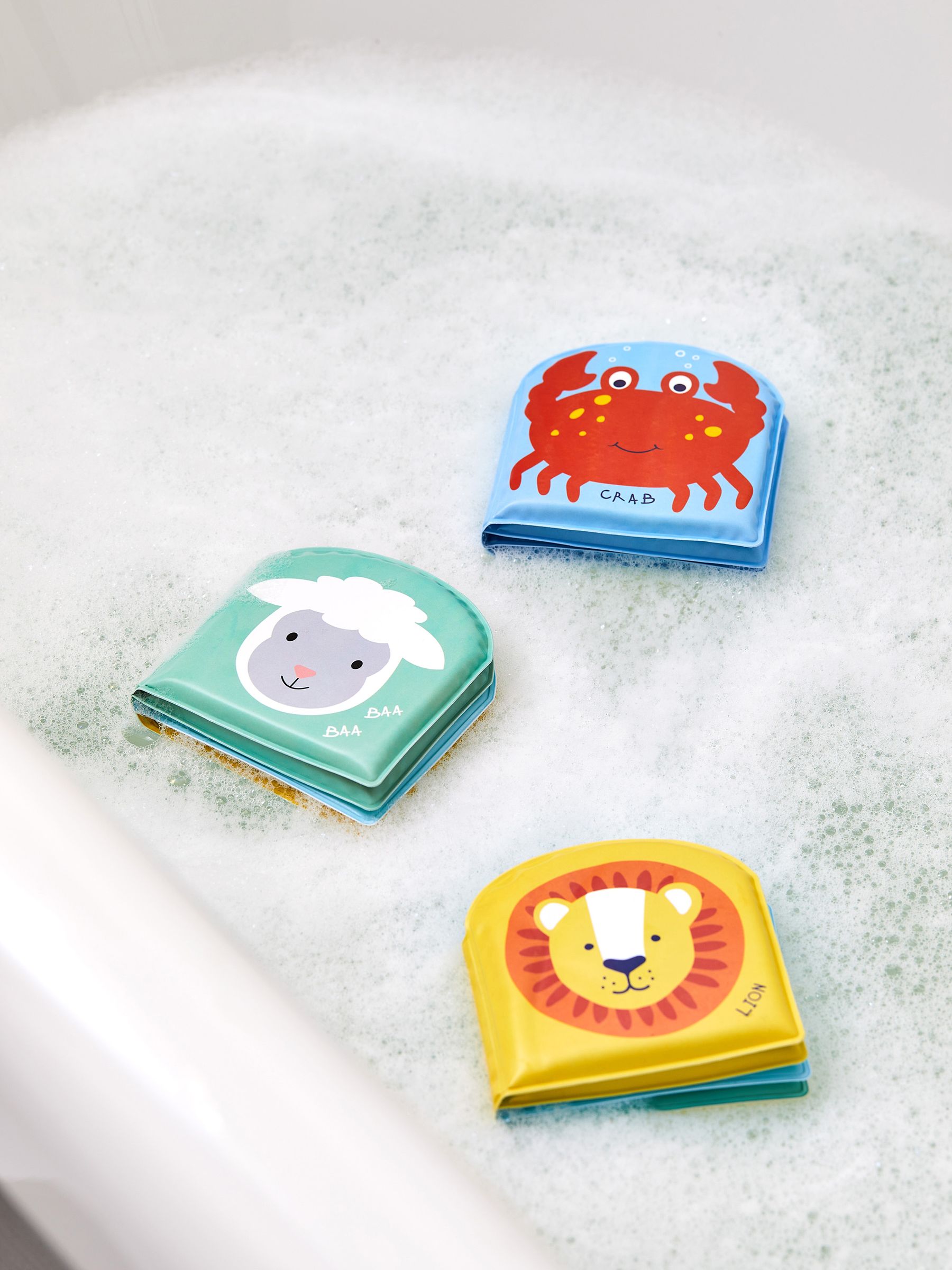 Set of 3 Mini Animal Bath Books - Image 2 of 4