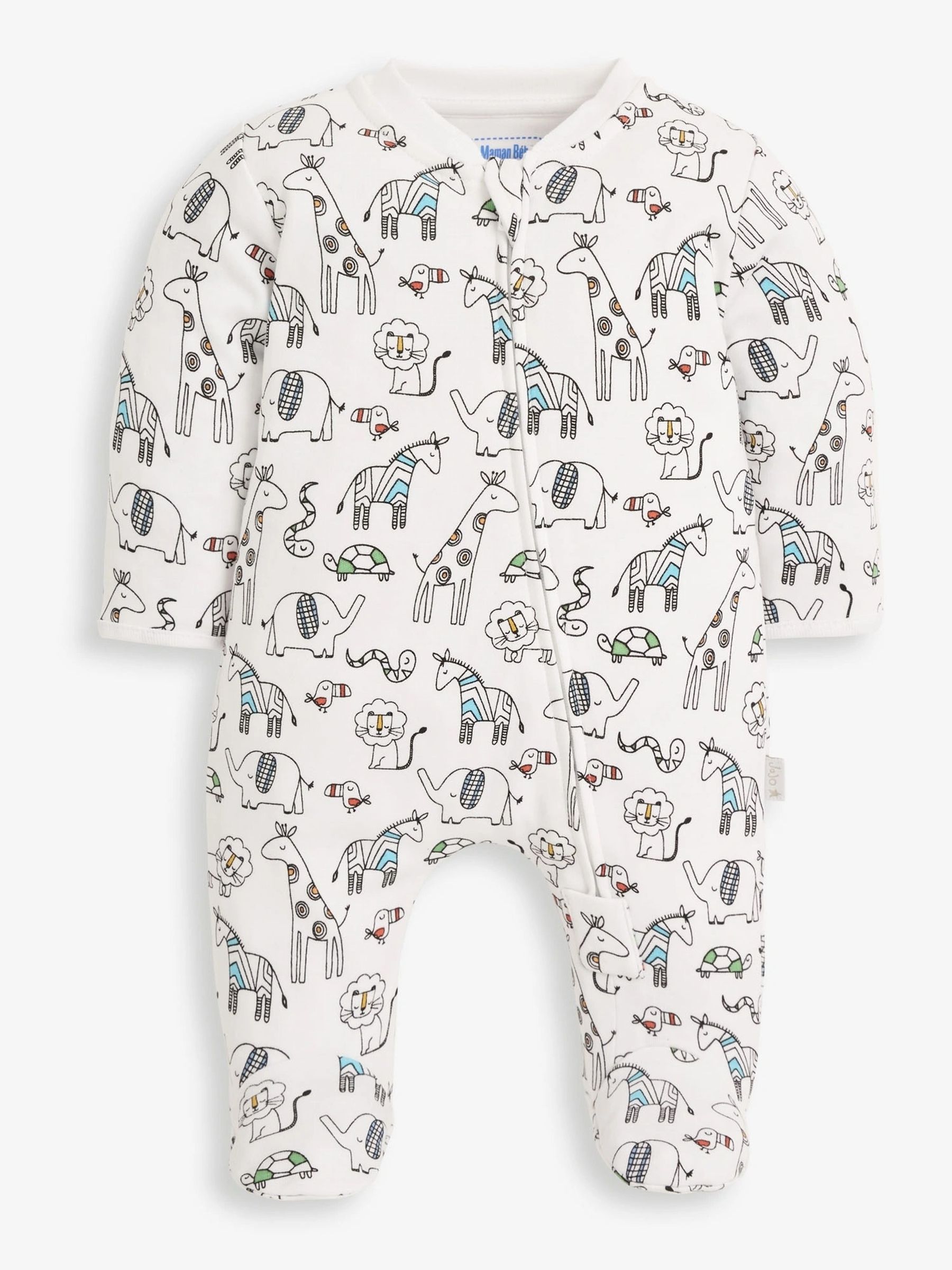 Mustard 2-Pack Safari Sleepsuits - Image 5 of 7