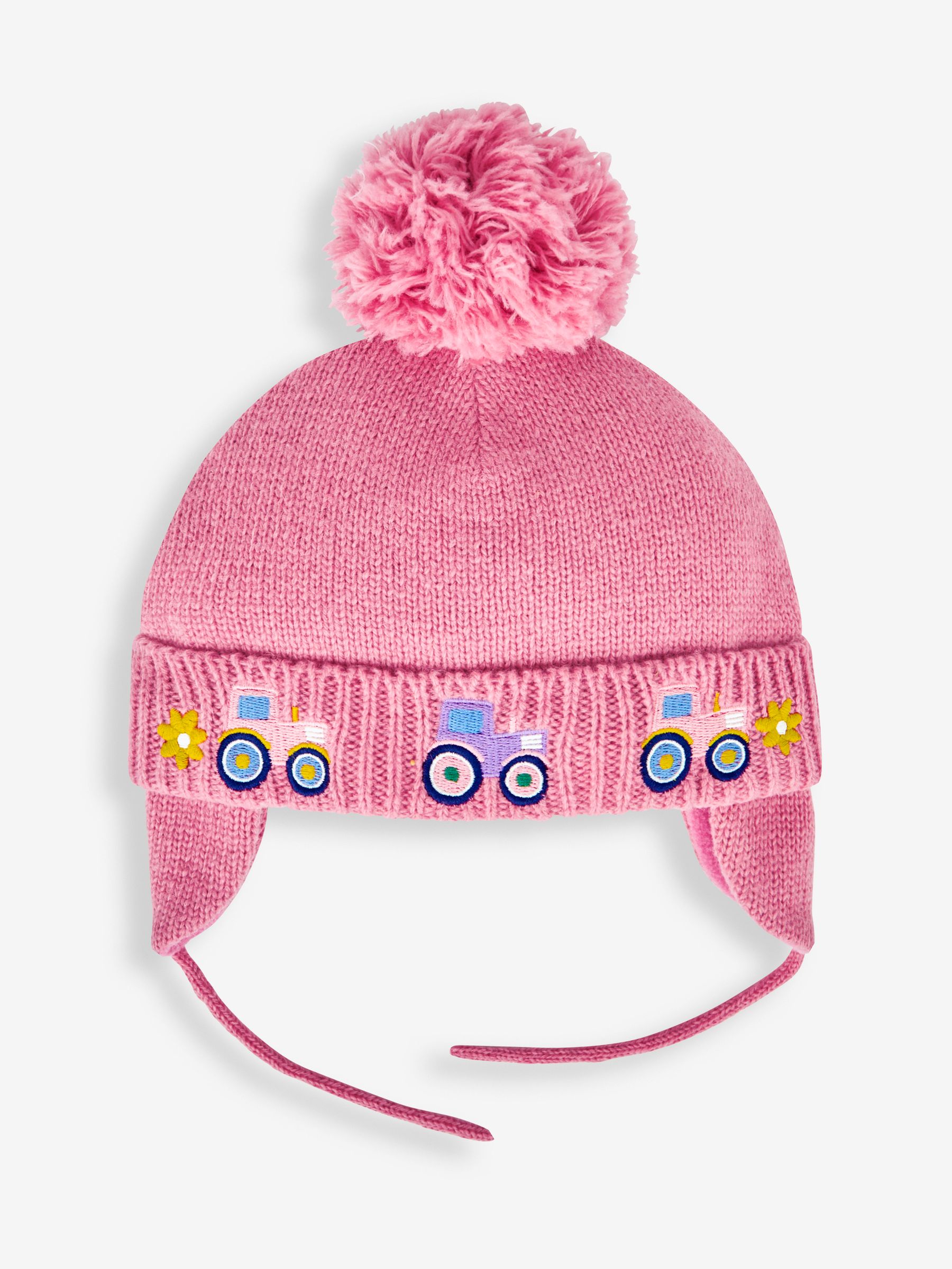 Tractor Embroidered Hat in Pink - Image 1 of 2