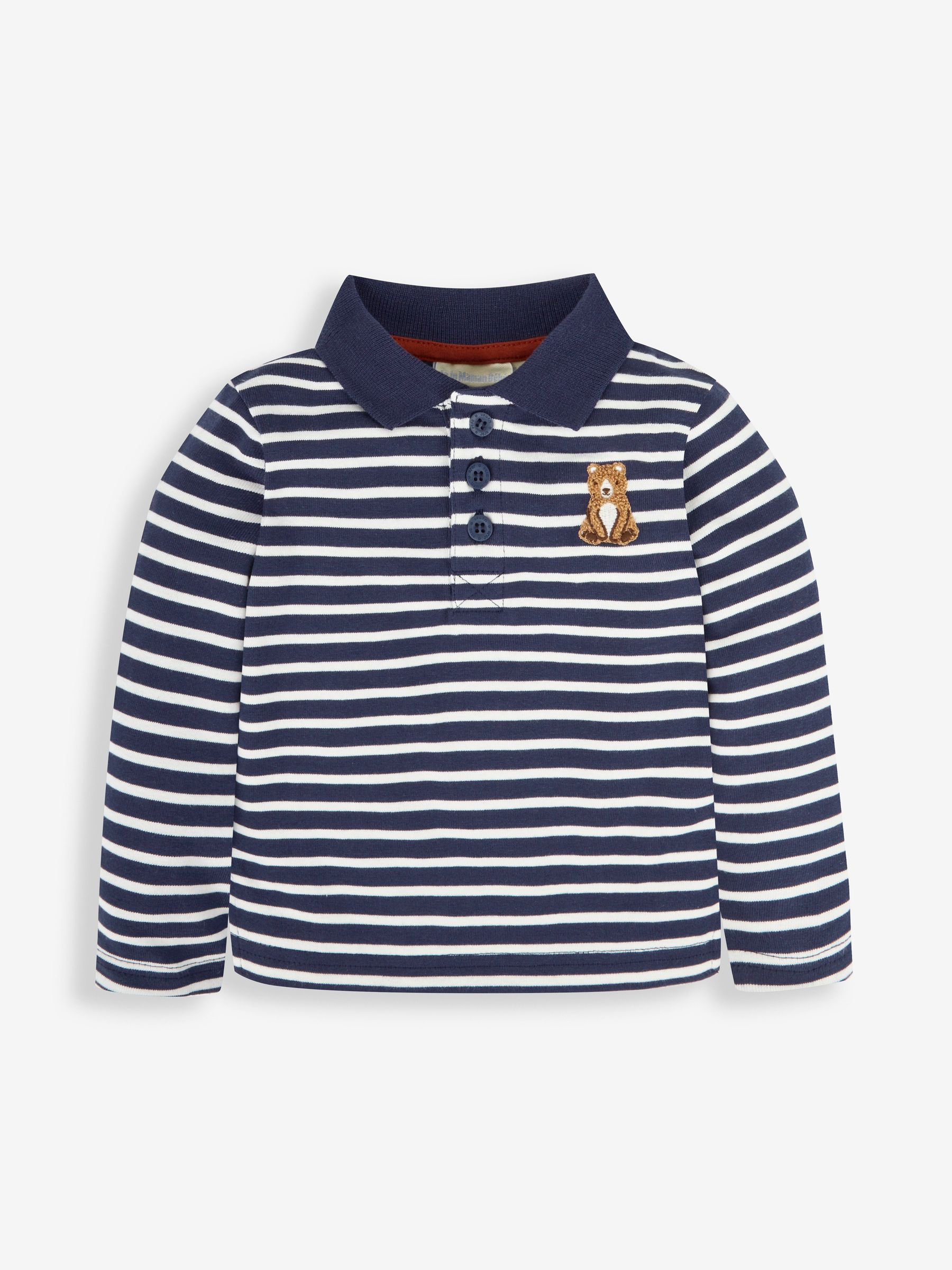 Navy Embroidered Polo Shirt & Appliqué Trousers - Image 2 of 5