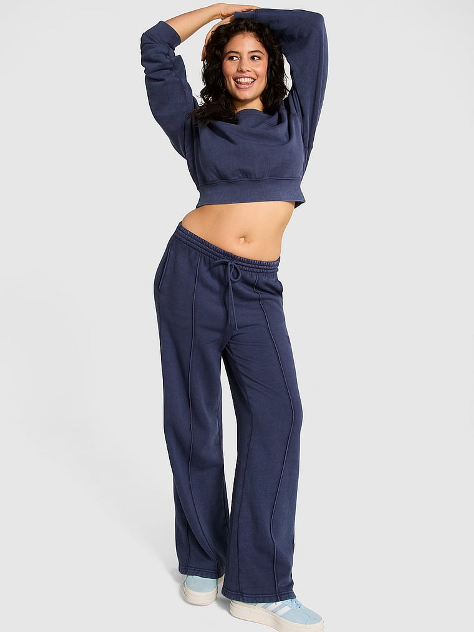 Midnight Navy Blue Fleece Sweatshirt - Image 2 of 3