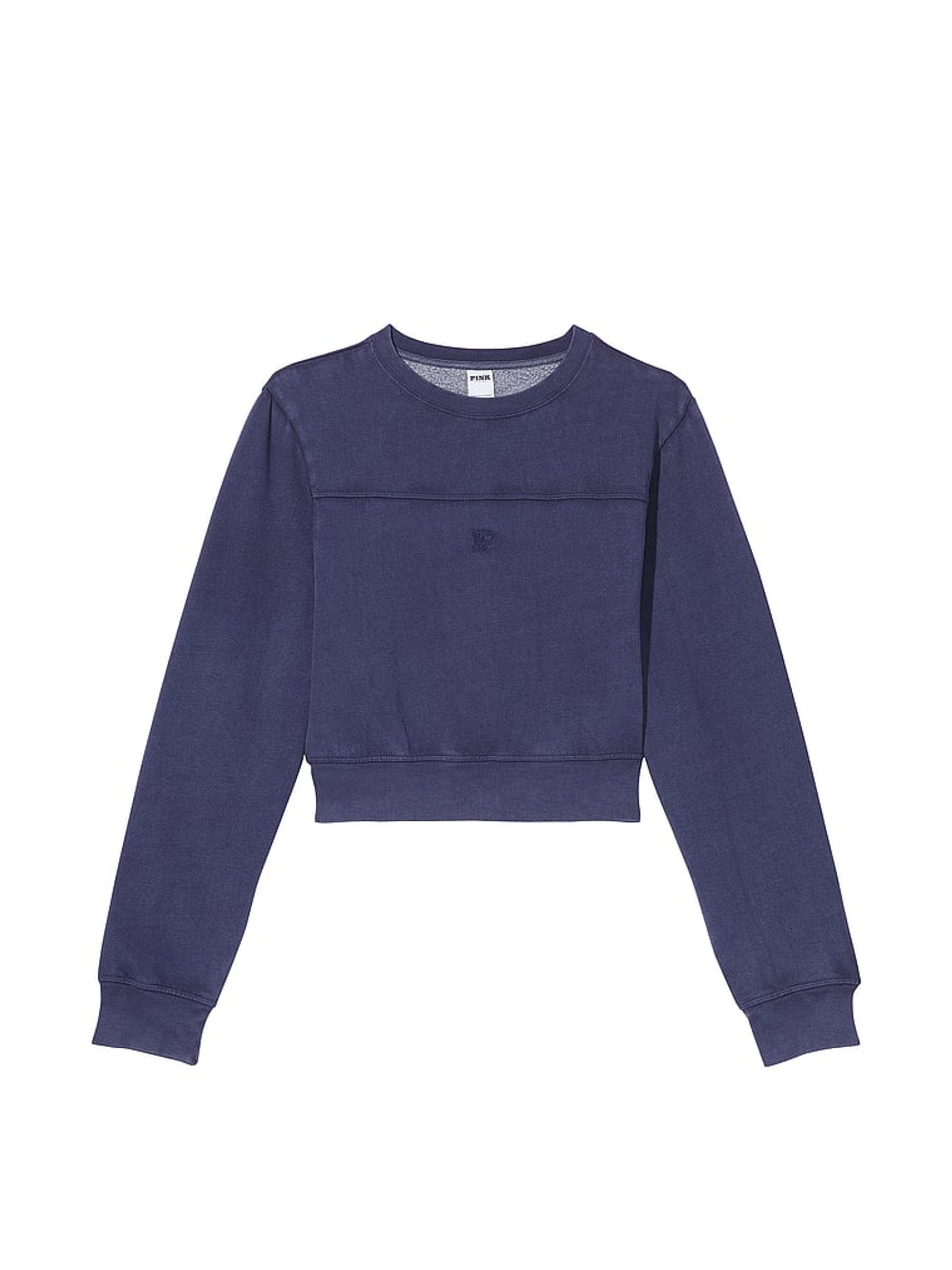 Midnight Navy Blue Fleece Sweatshirt - Image 3 of 3