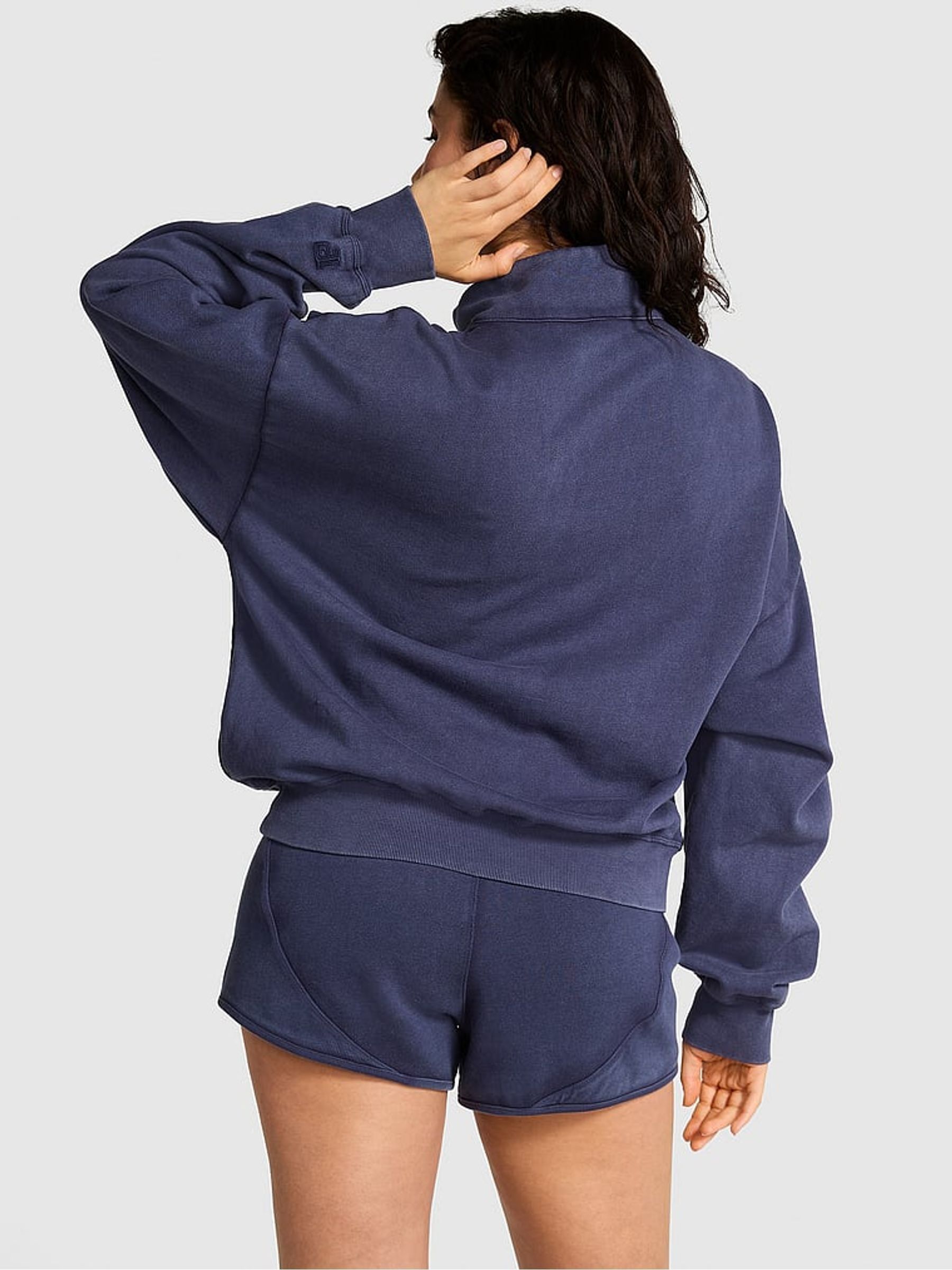 Midnight Navy Blue Fleece Jacket - Image 2 of 4