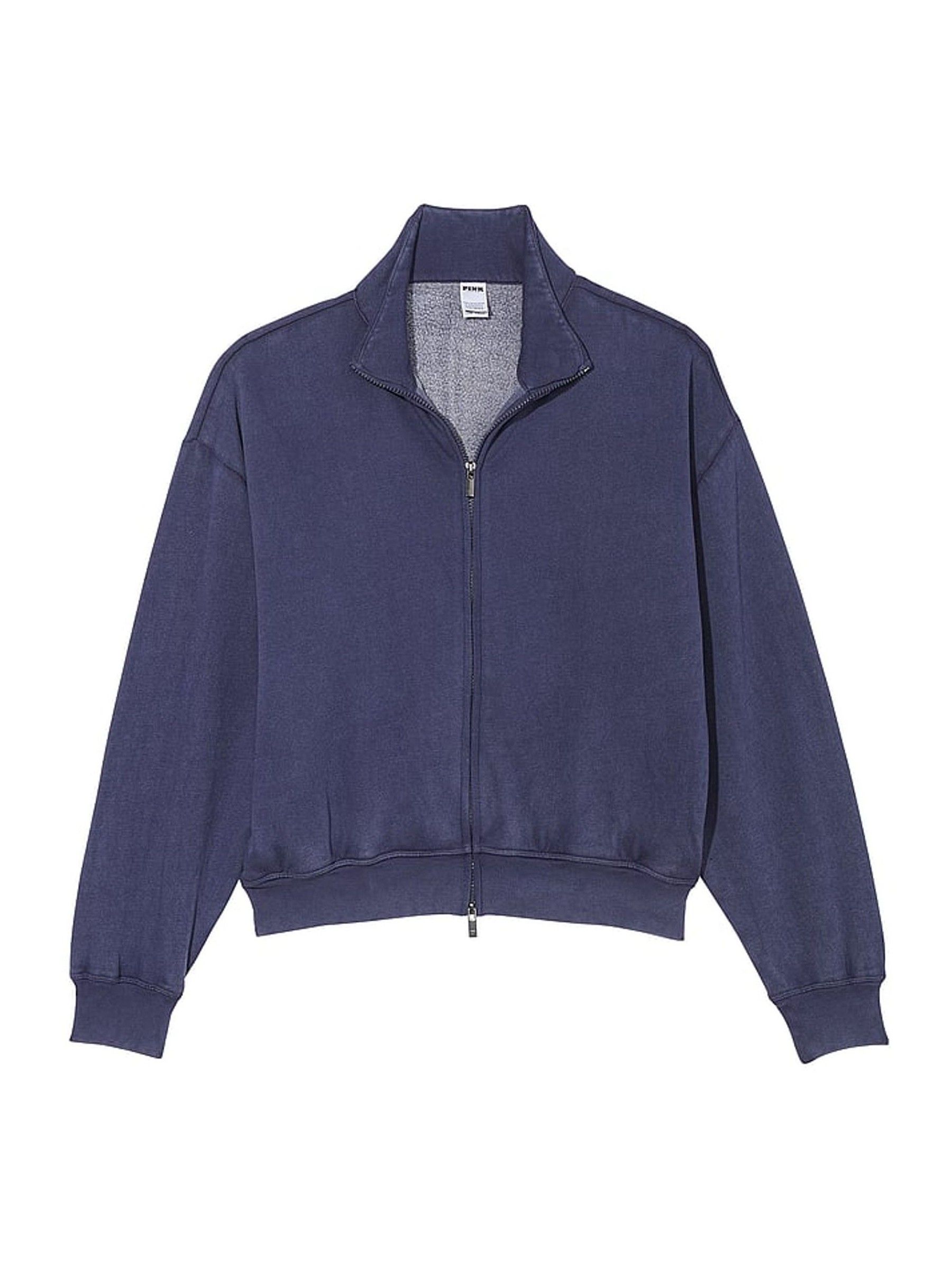 Midnight Navy Blue Fleece Jacket - Image 4 of 4