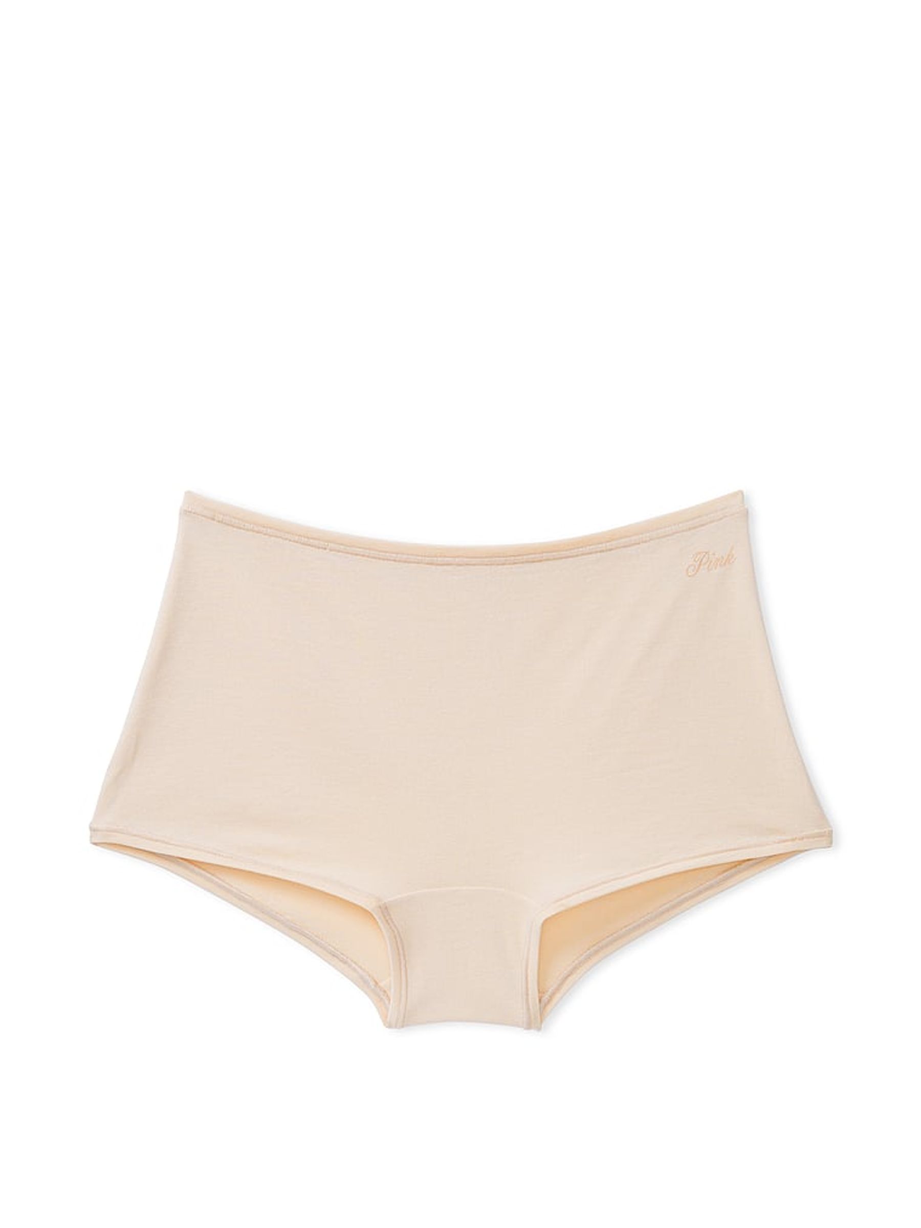 Marzipan Nude Cotton Boyshort Knickers - Image 3 of 3