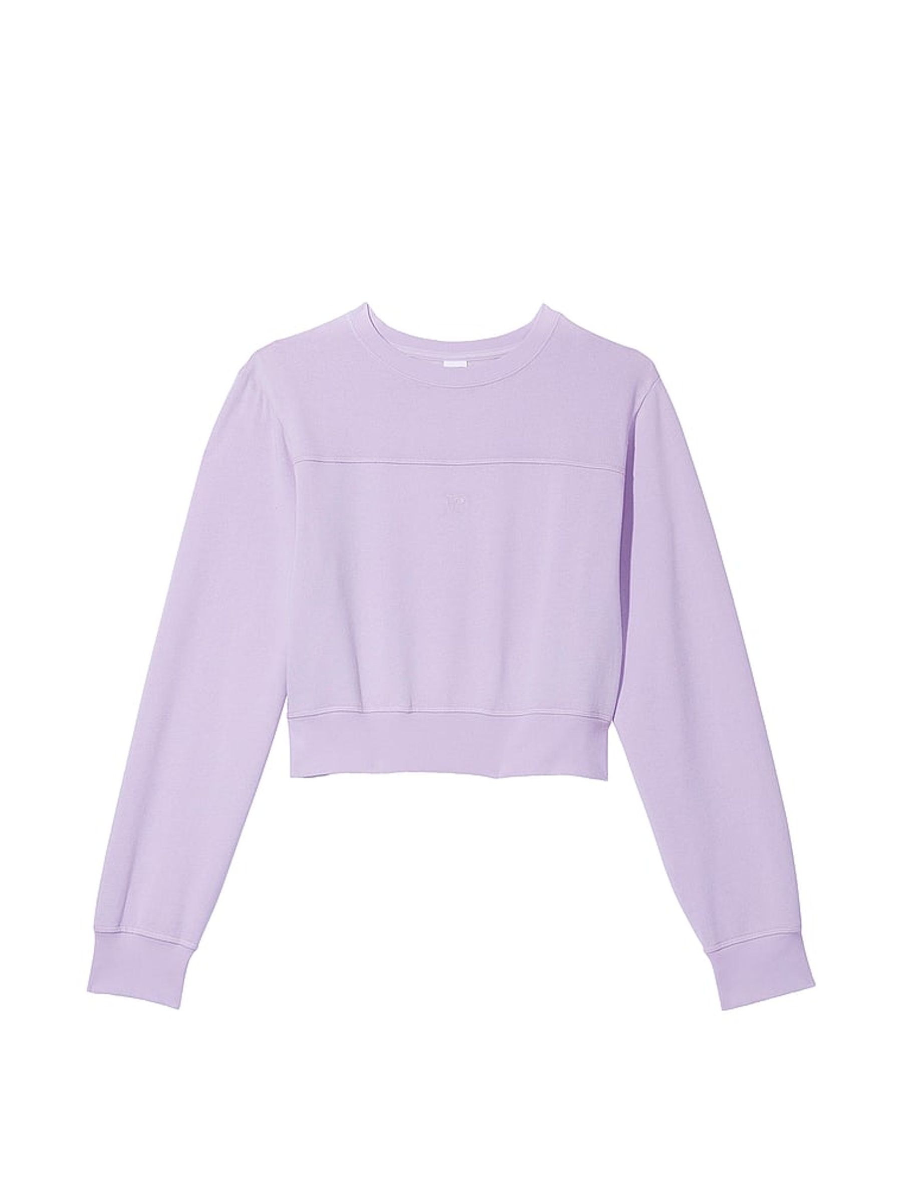 Pastel Lilac Purple Fleece Sweatshirt - Image 3 of 4