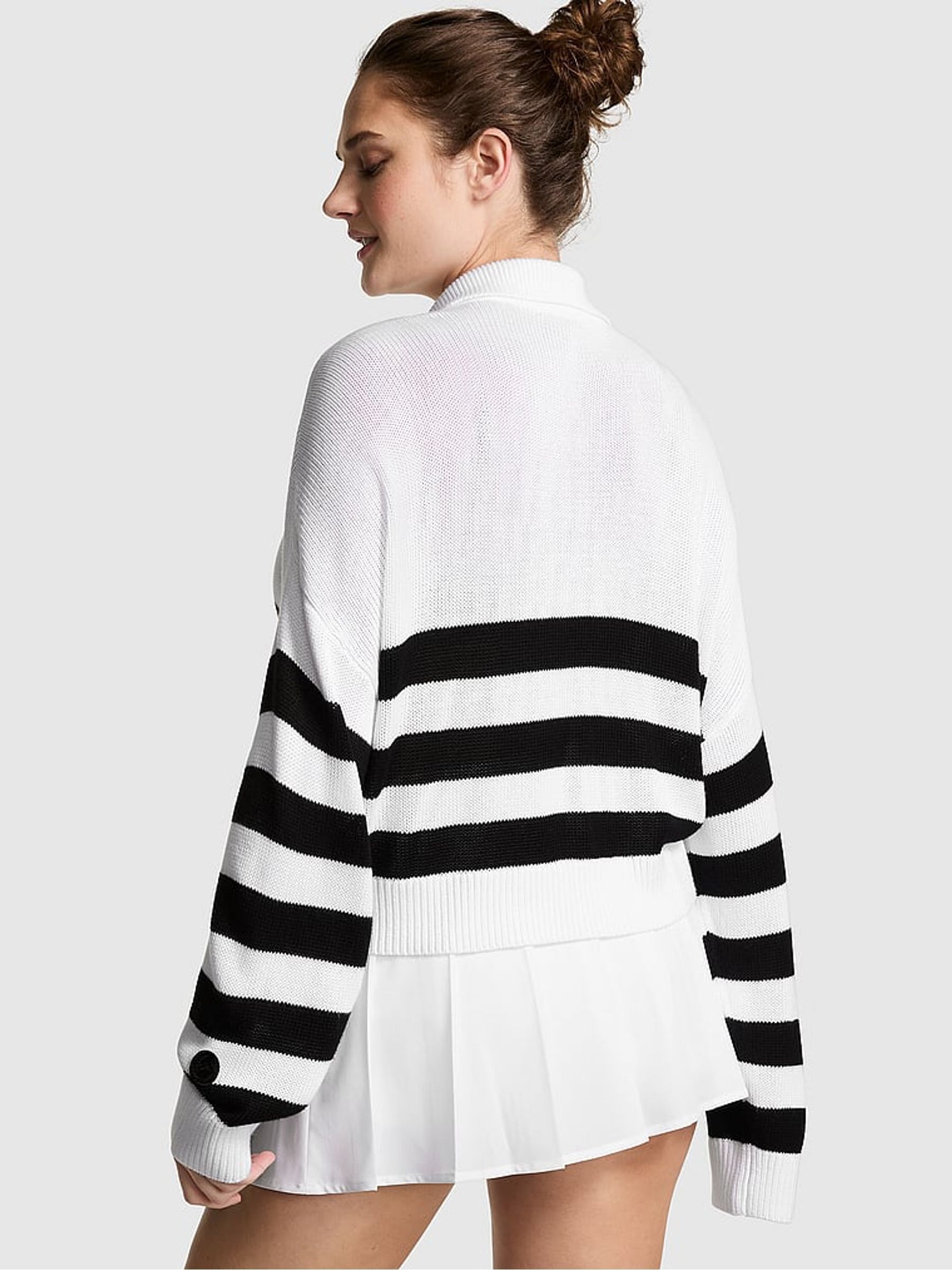 Optic White V-Neck Jumper - Image 2 of 3