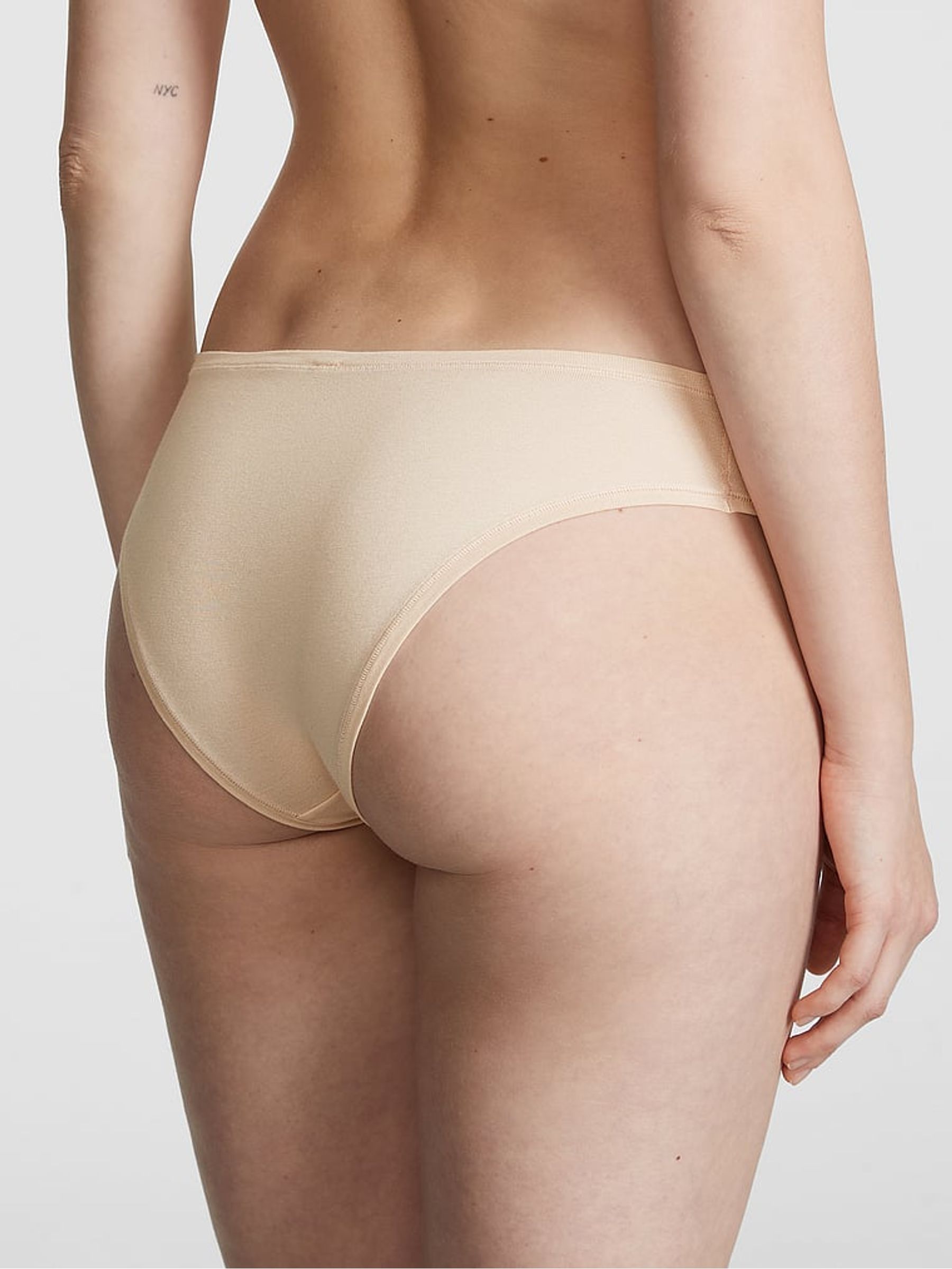 Marzipan Nude Cheeky Cotton Knickers - Image 2 of 3