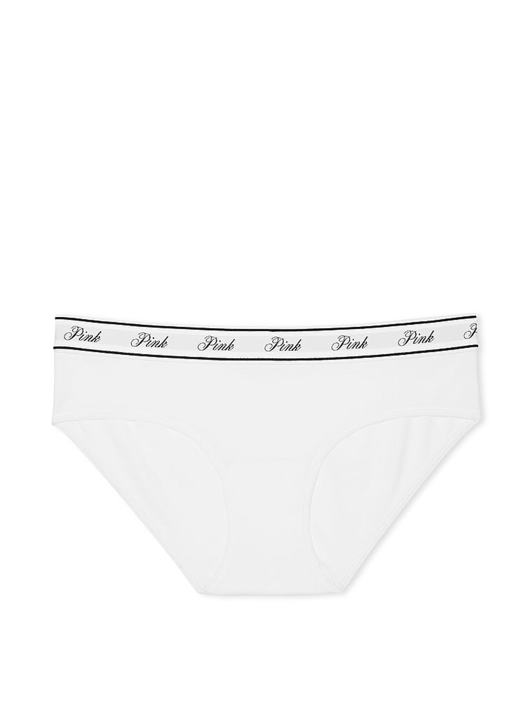 Optic White Hipster Cotton Logo Knickers - Image 3 of 3