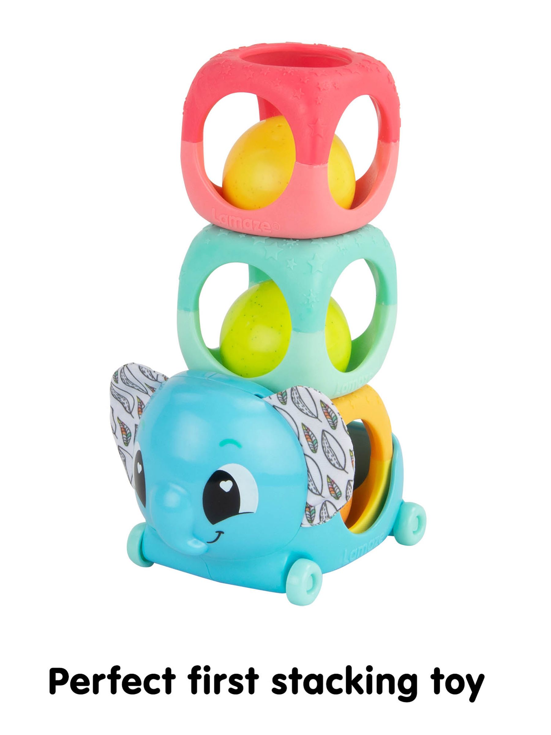 Lamaze Stack Rattle & Roll Block Set - Image 3 of 3