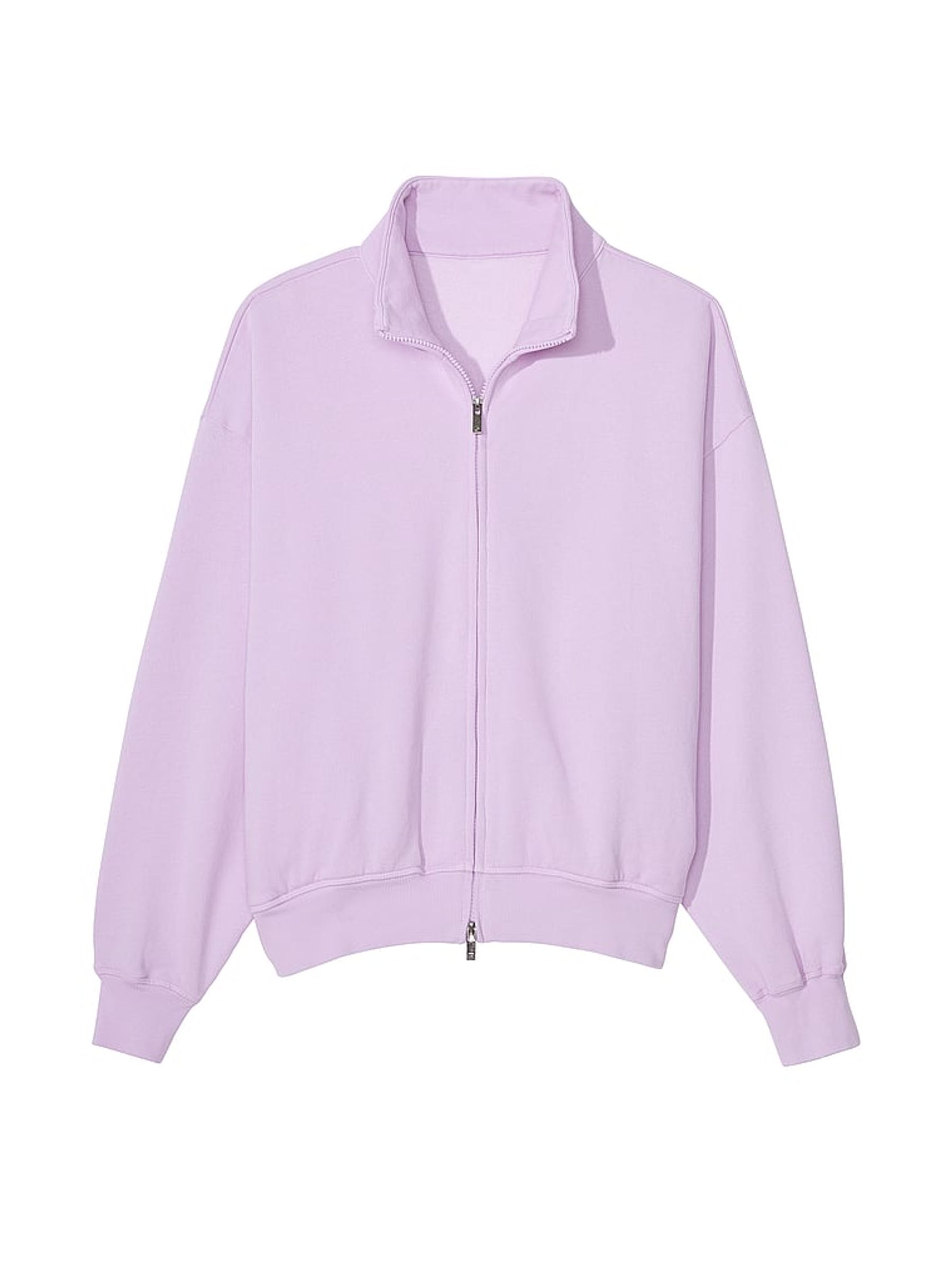 Pastel Lilac Purple Fleece Jacket - Image 4 of 4