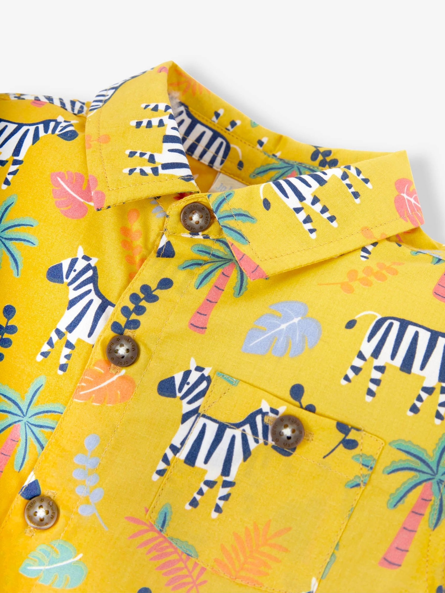 Yellow Zebra Print Shirt - Image 2 of 2