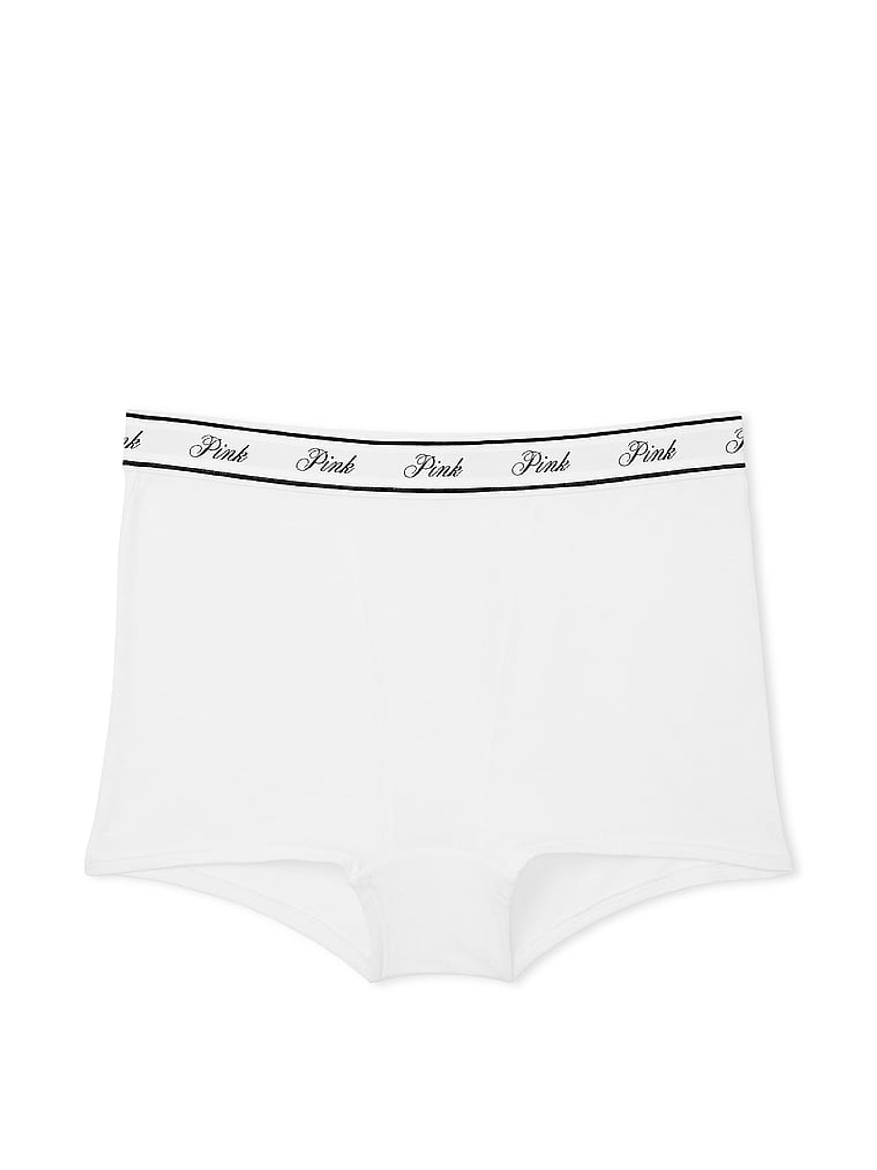 Optic White High Waist Cotton Logo Knickers - Image 3 of 3