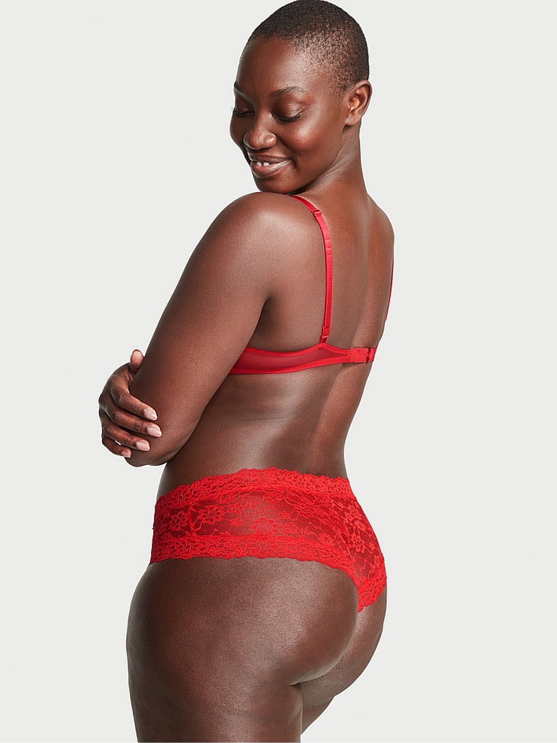Lipstick Red Cheeky Knickers - Image 2 of 3