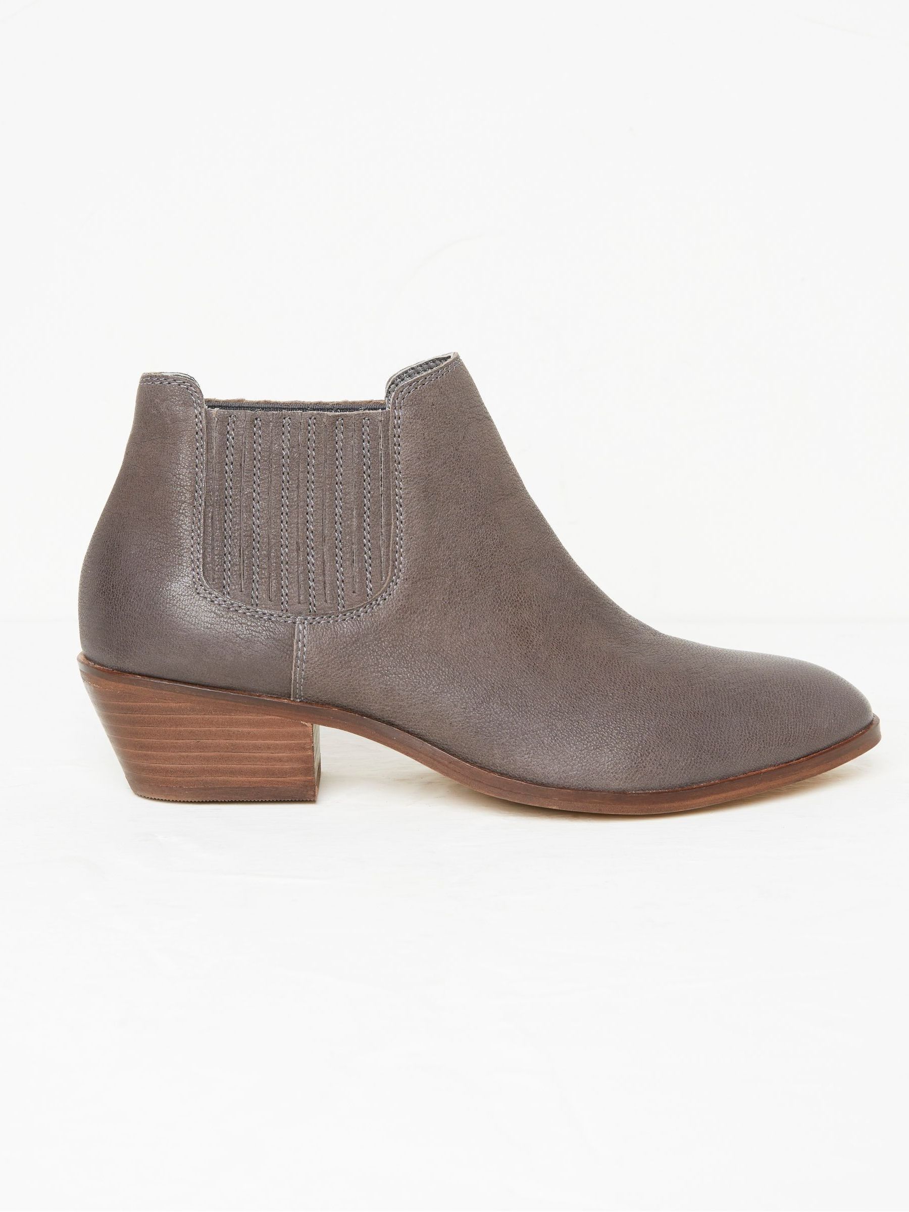 Grey Western Ankle Boots - Image 1 of 4