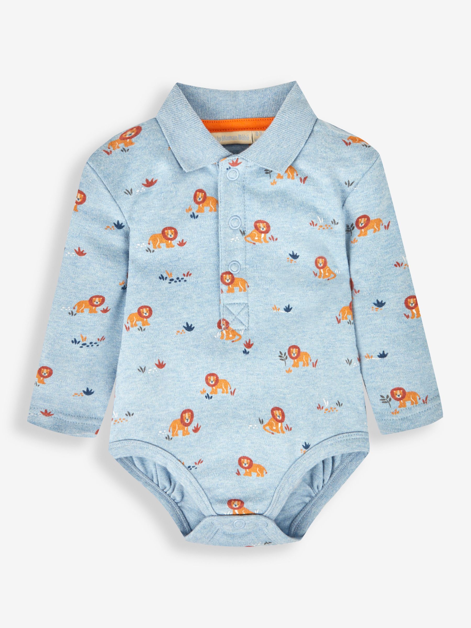 Blue Boys' Lion Polo Shirt Baby Body - Image 1 of 2