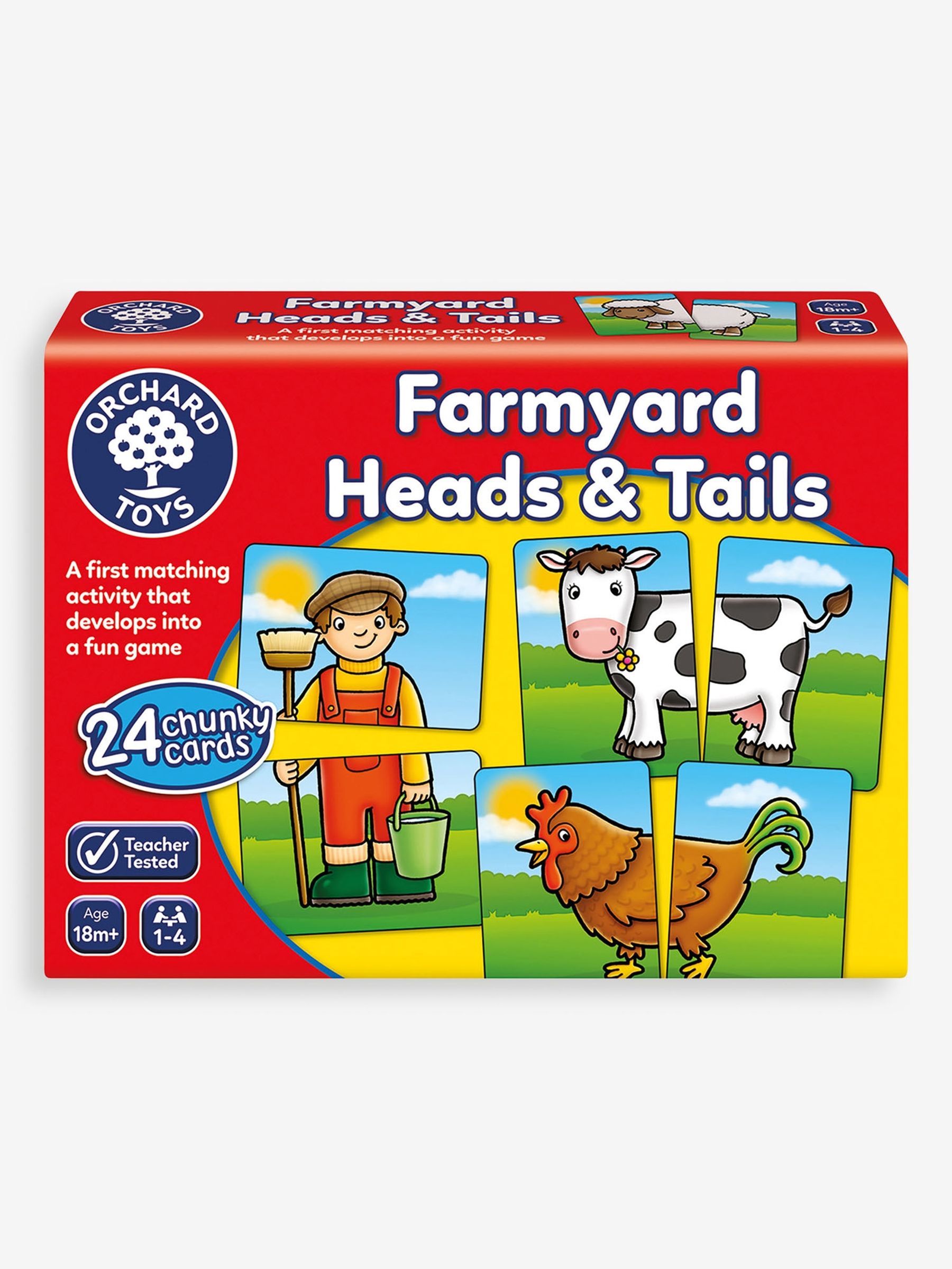 Orchard Toys Farmyard Heads and Tails Matching Game - Image 1 of 2