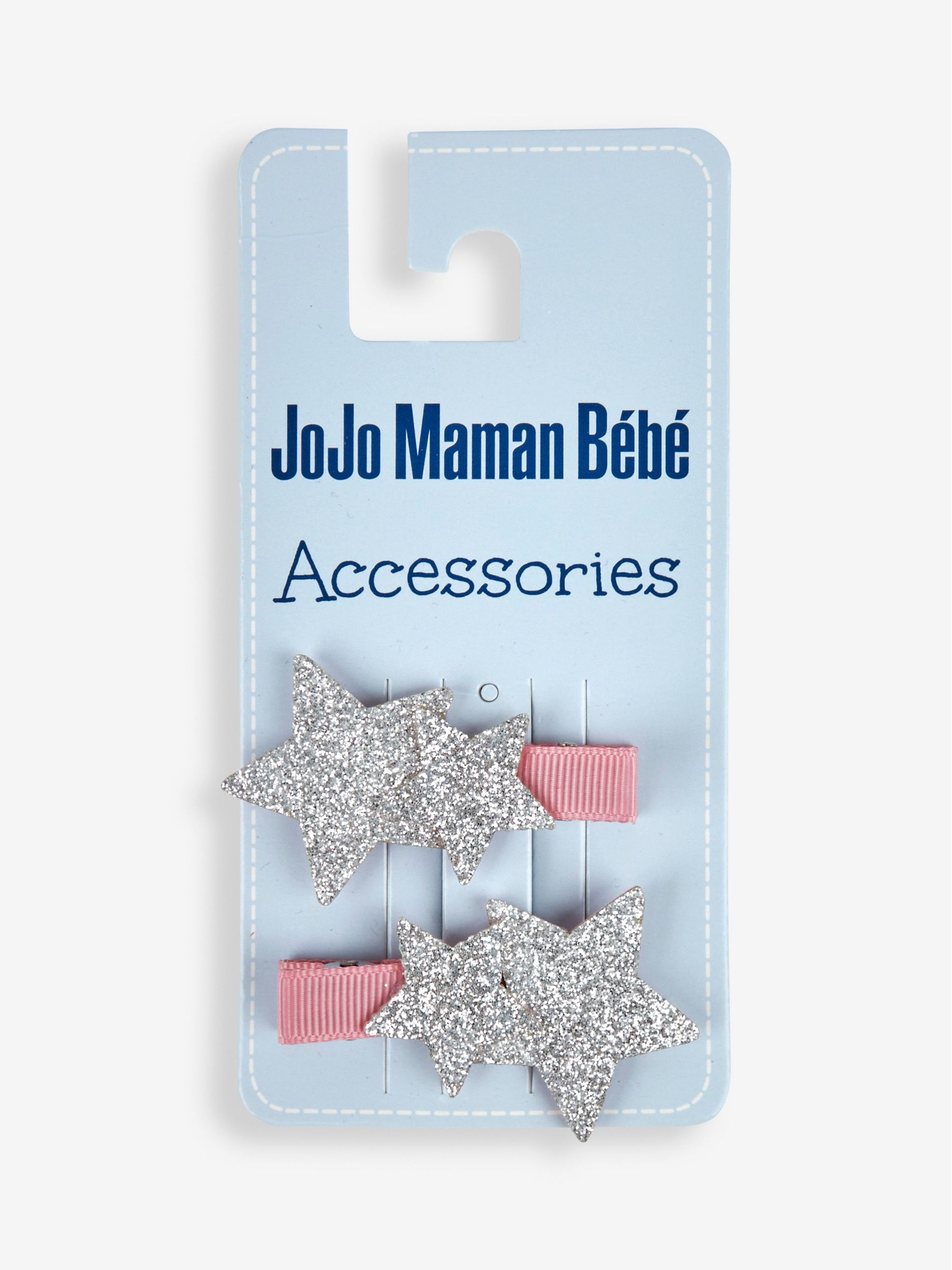 2-Pack Star Glitter Clips in Silver - Image 2 of 2