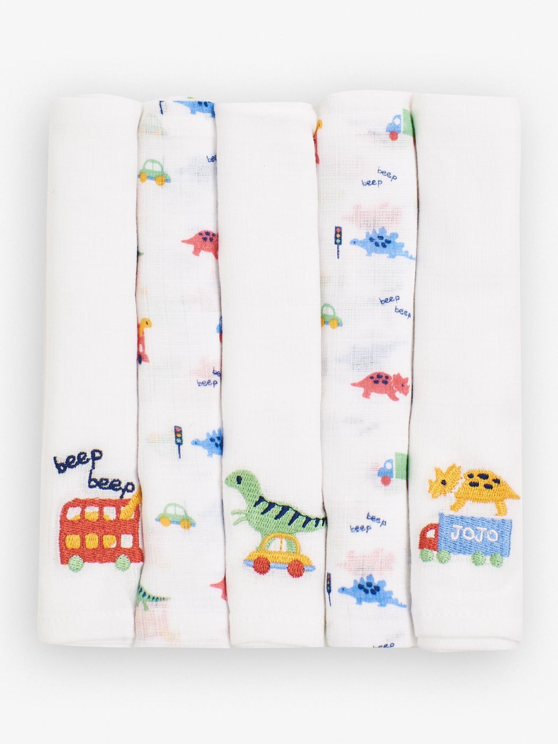 5-Pack Dinosaur Muslins - Image 2 of 3