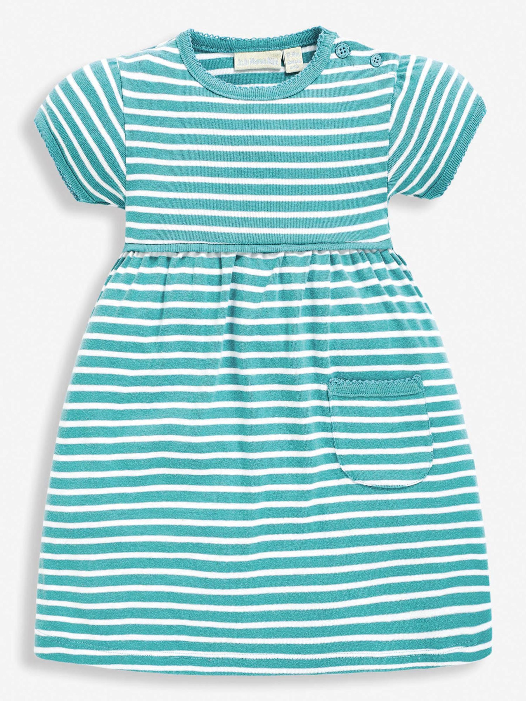Duck Egg Girls' Essential Striped Summer Dress - Image 1 of 1