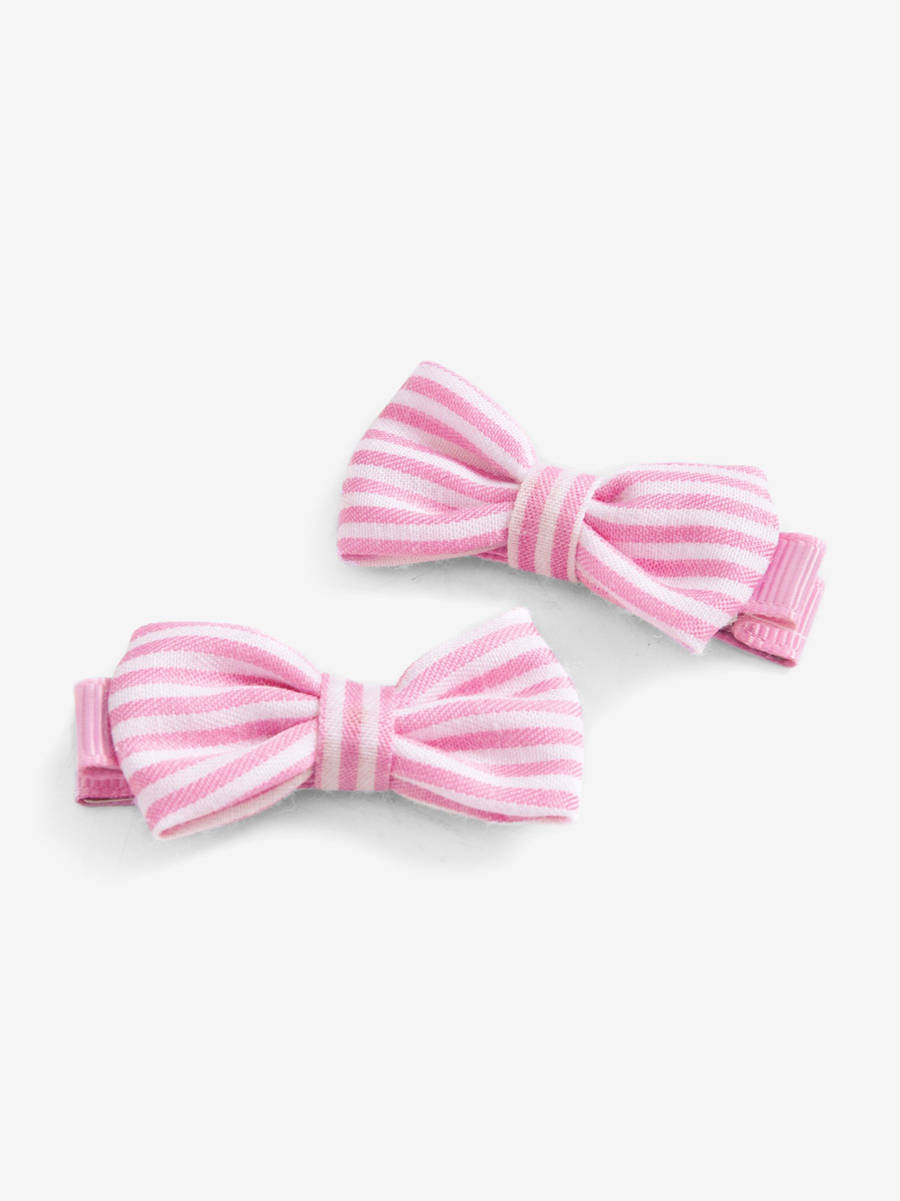 Pink Pair Of Bow Clips - Image 1 of 1