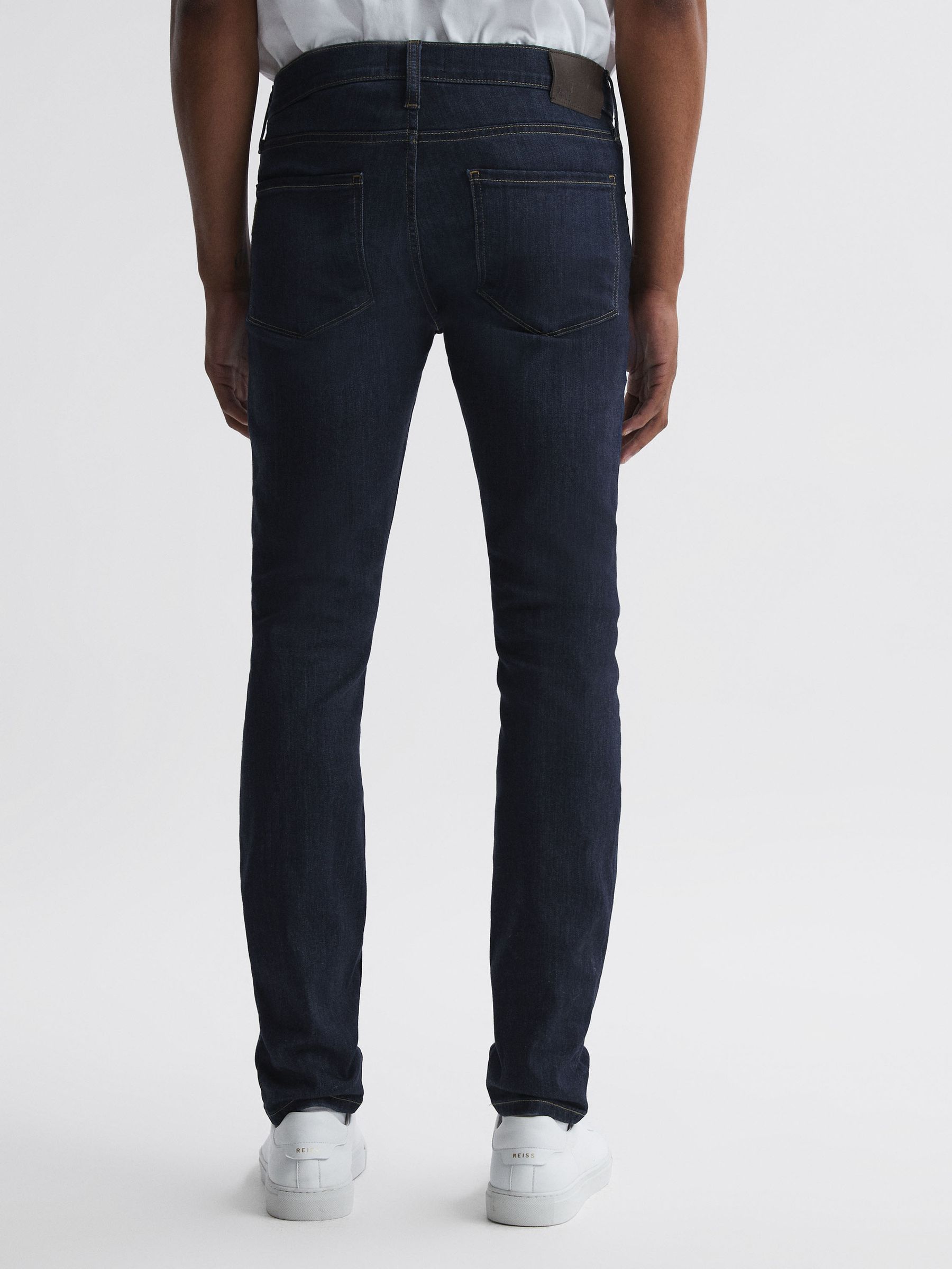 Paige High Stretch Super Skinny Jeans in Kason - Image 4 of 4