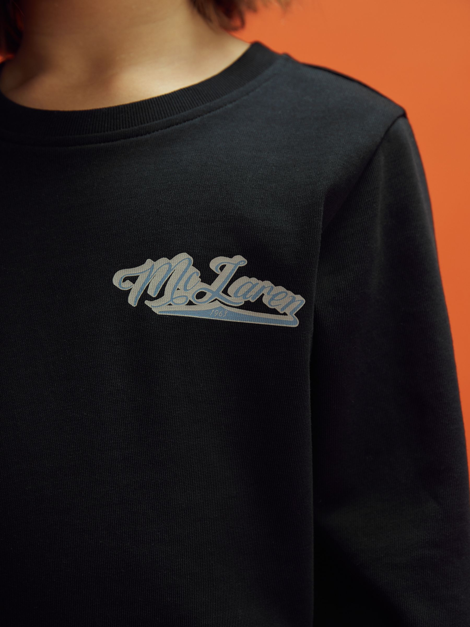 3-9 yrs McLaren F1 Crew Neck Tour T-Shirt in Black - Image 9 of 12