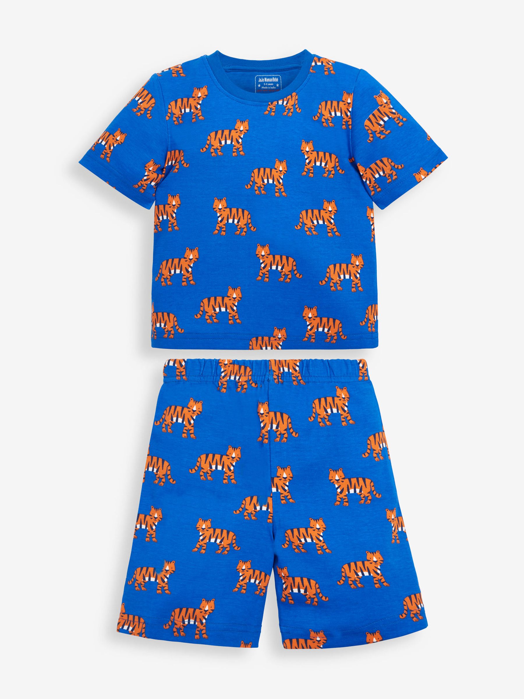 Cobalt 2-Pack Kids Tiger Jersey Pyjamas - Image 2 of 9