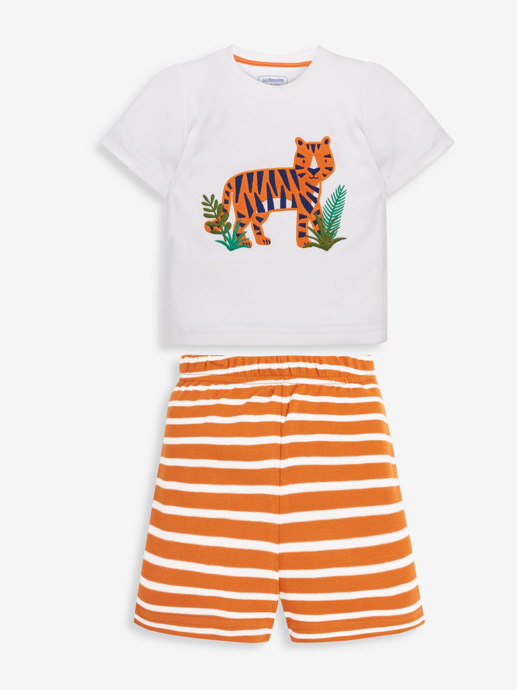 Cobalt 2-Pack Kids Tiger Jersey Pyjamas - Image 3 of 9