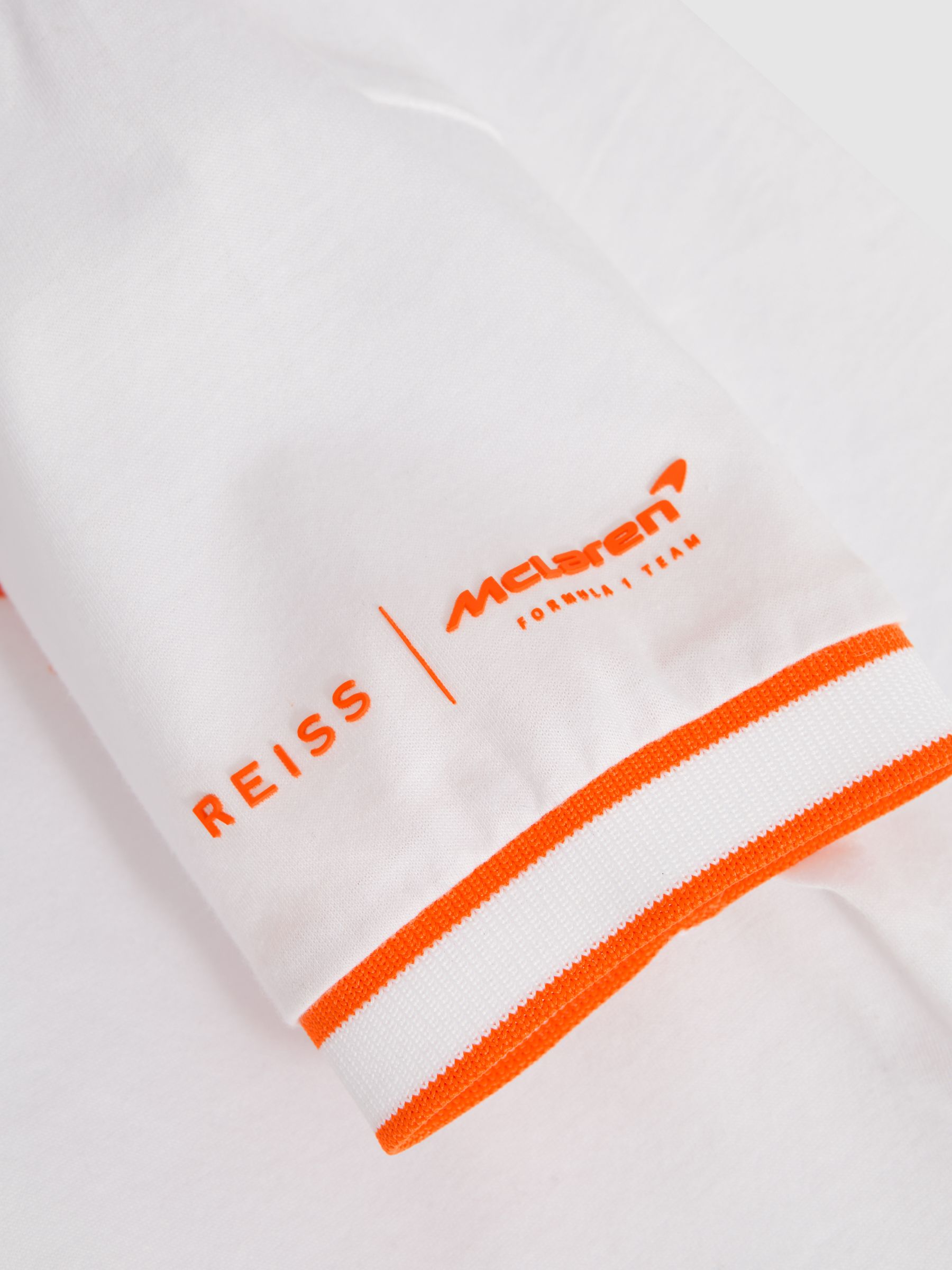 9-13 yrs McLaren F1 Mercerised Cotton Polo Shirt in White - Image 10 of 12