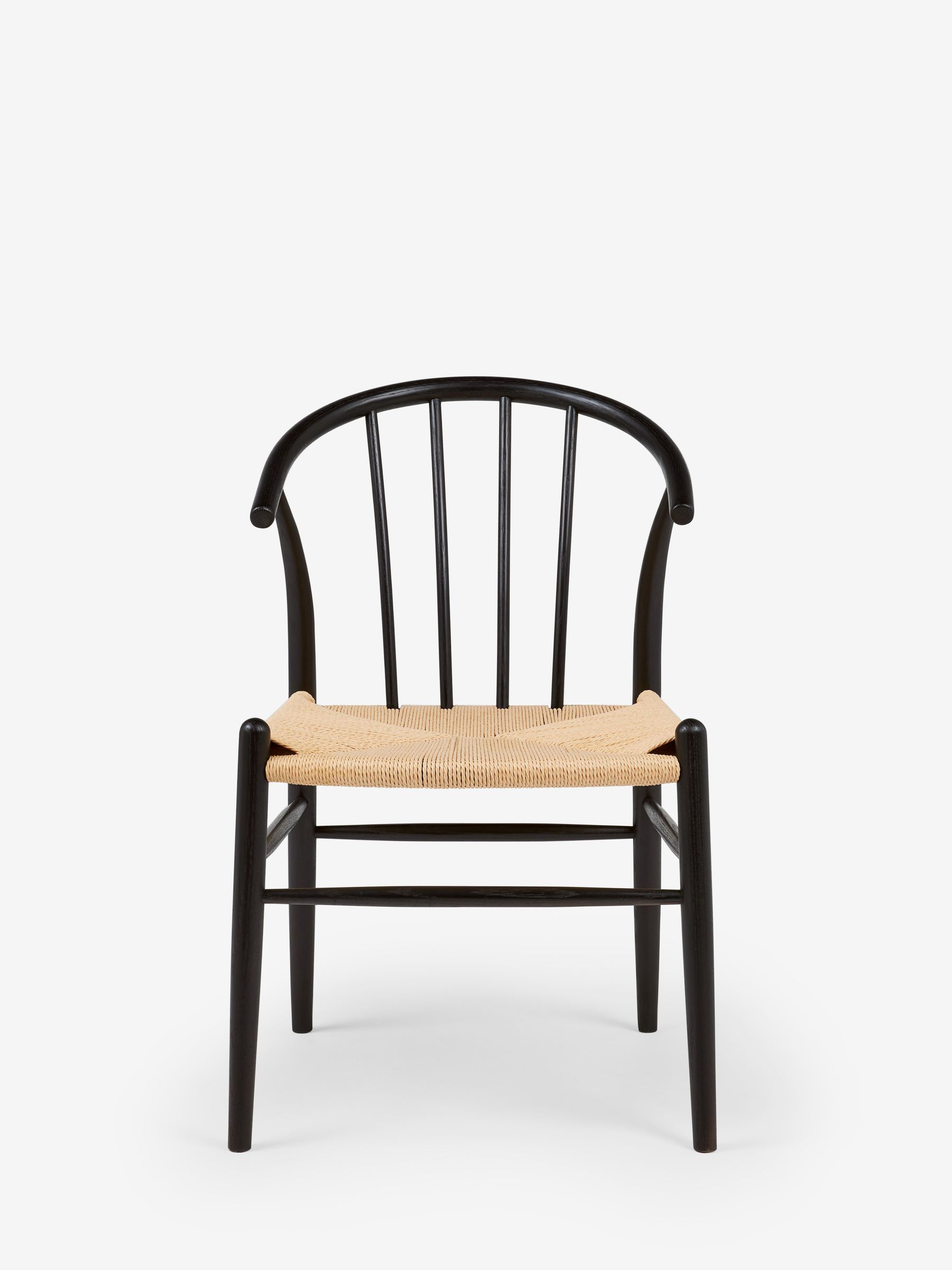 Jasper Conran London Set of 2 Black Bray Dining Chairs - Image 2 of 6