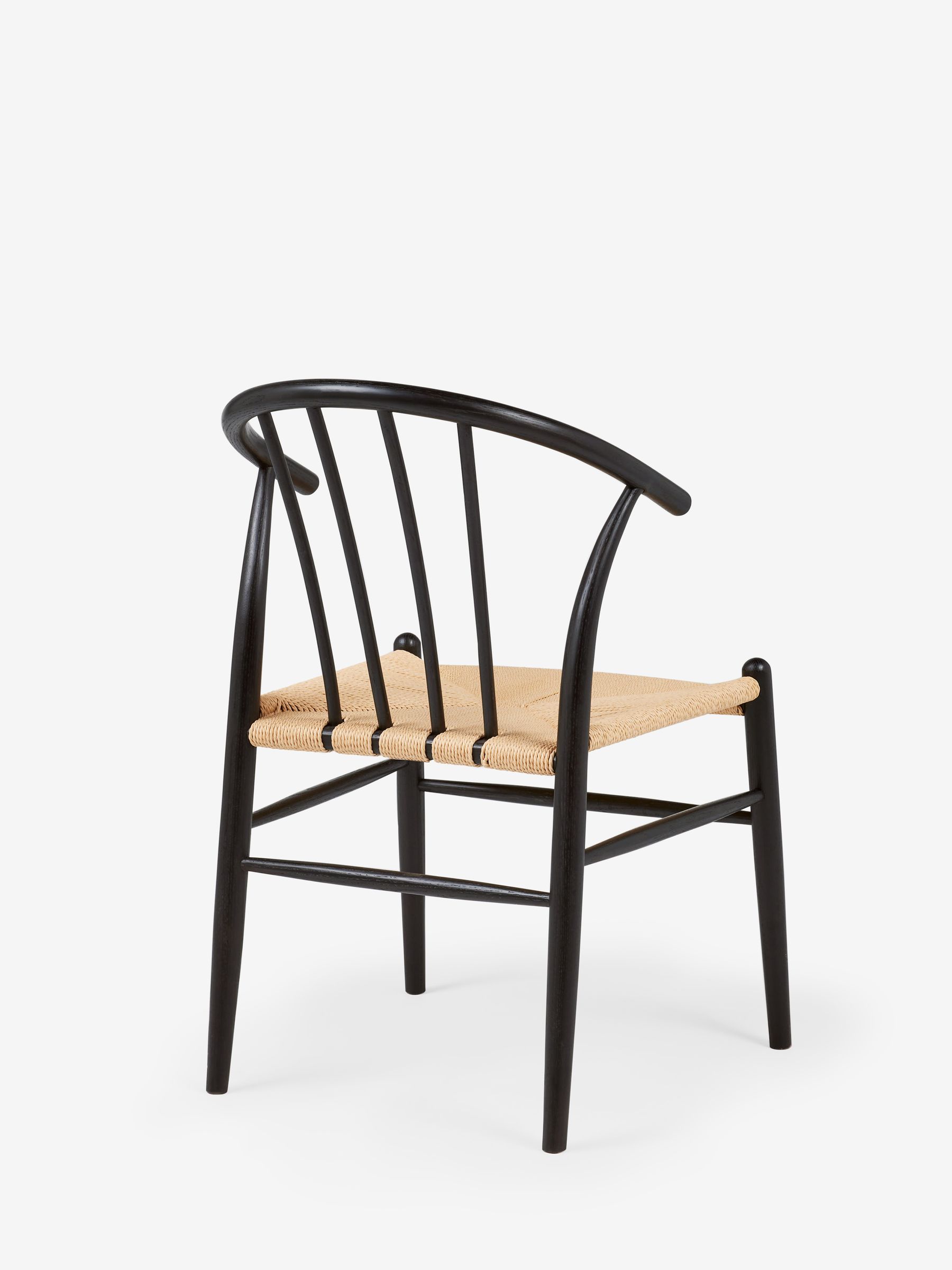 Jasper Conran London Set of 2 Black Bray Dining Chairs - Image 4 of 6