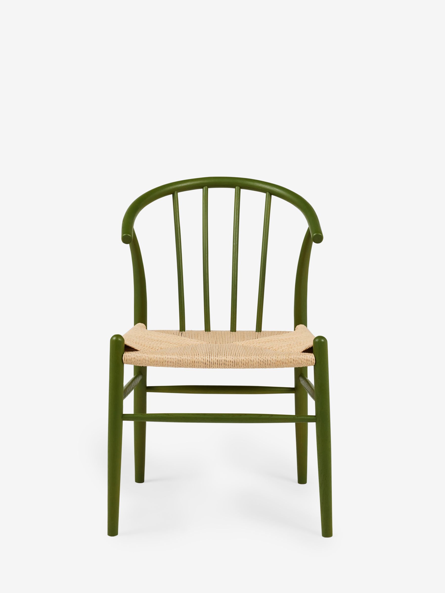 Jasper Conran London Set of 2 Green Bray Dining Chairs - Image 2 of 6