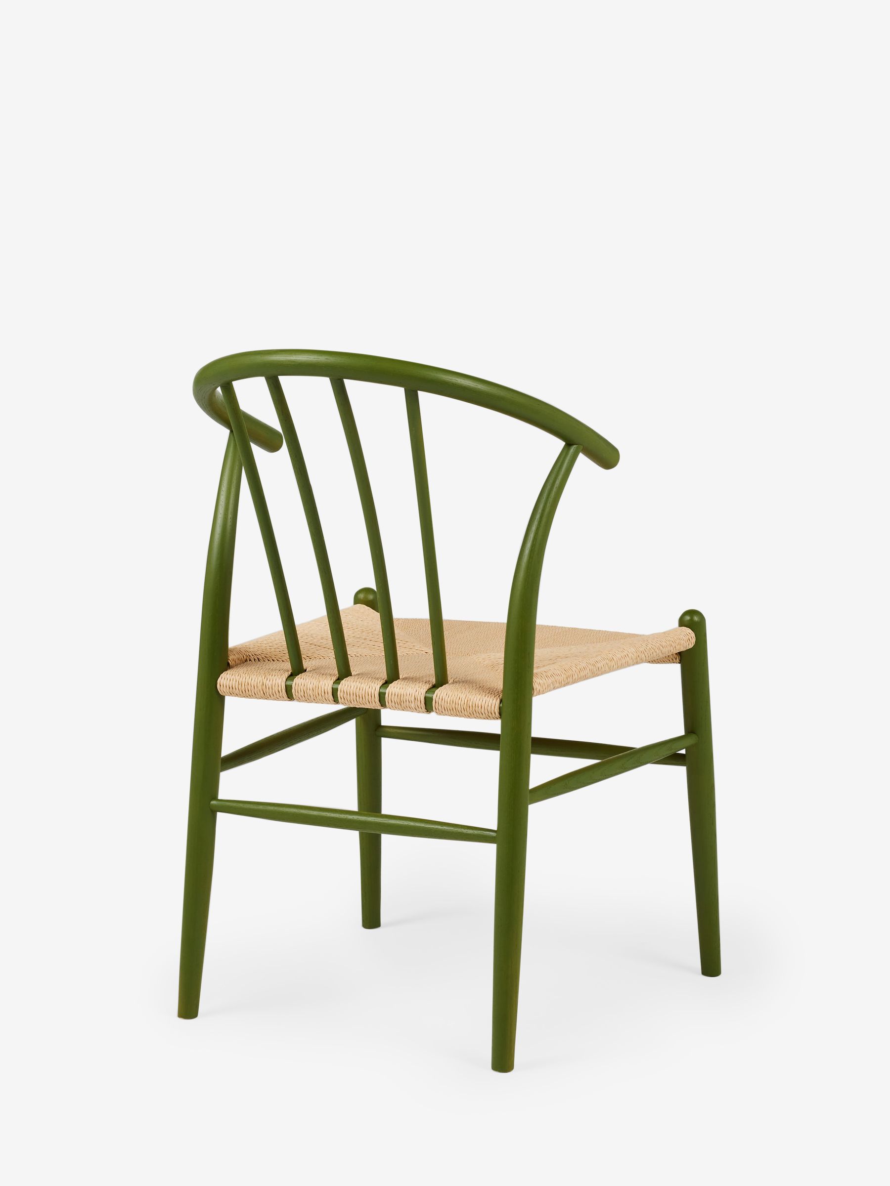 Jasper Conran London Set of 2 Green Bray Dining Chairs - Image 4 of 6
