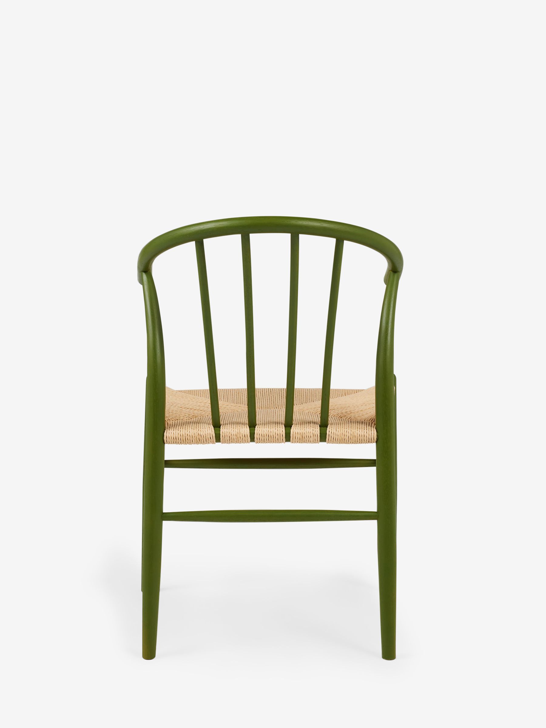 Jasper Conran London Set of 2 Green Bray Dining Chairs - Image 5 of 6