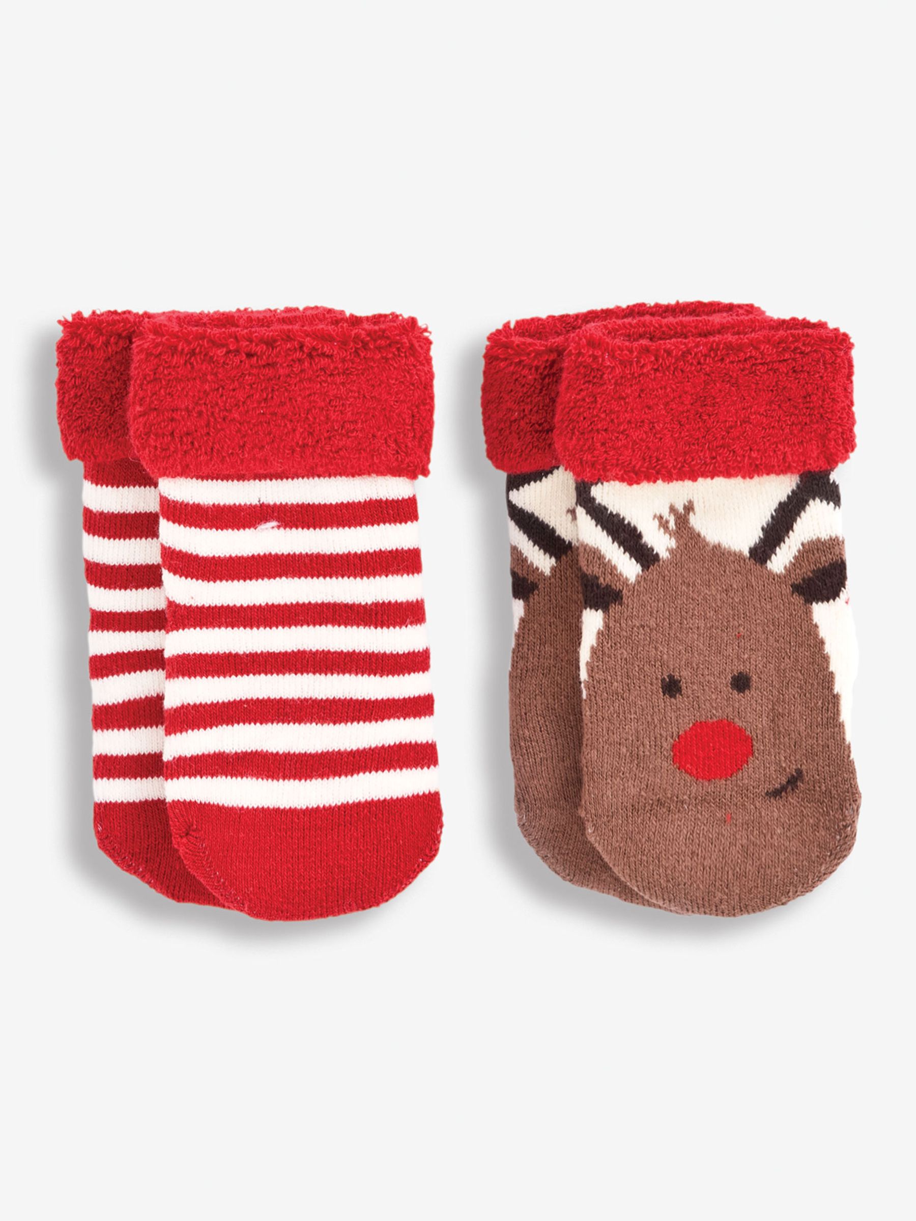 Reindeer 2-Pack Baby Socks - Image 1 of 1