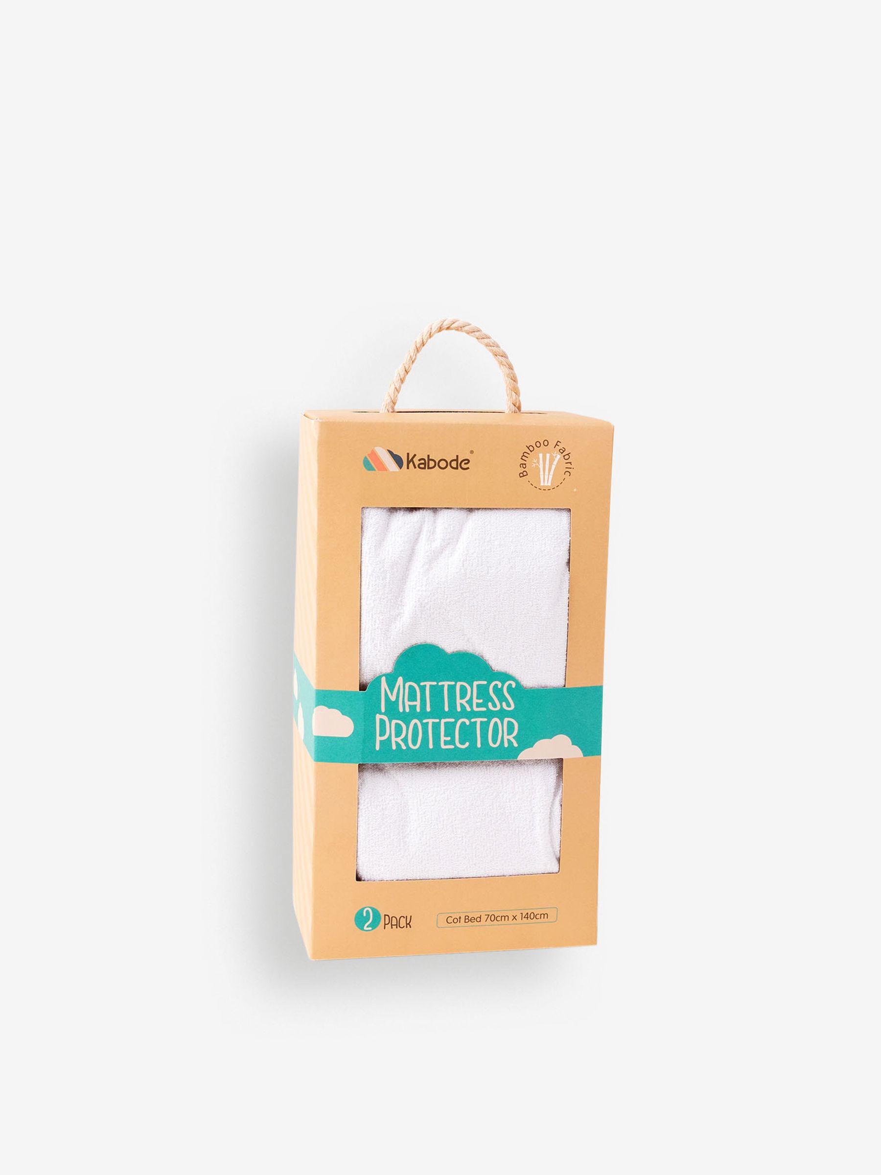2-Pack Kabode Bamboo Cot Bed Mattress Protector - Image 1 of 3