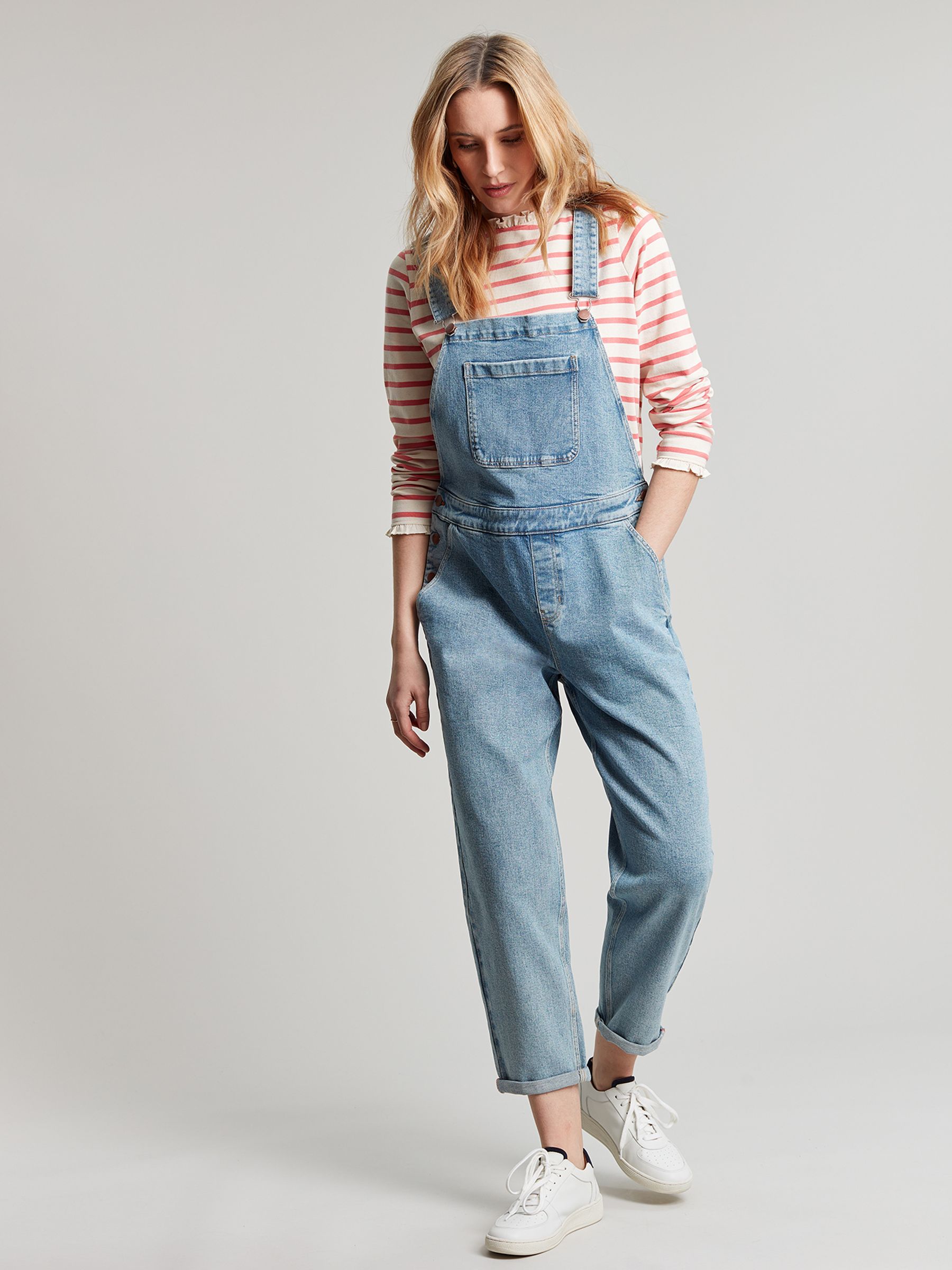 Rampling Blue Straight Leg Dungarees - Image 1 of 9