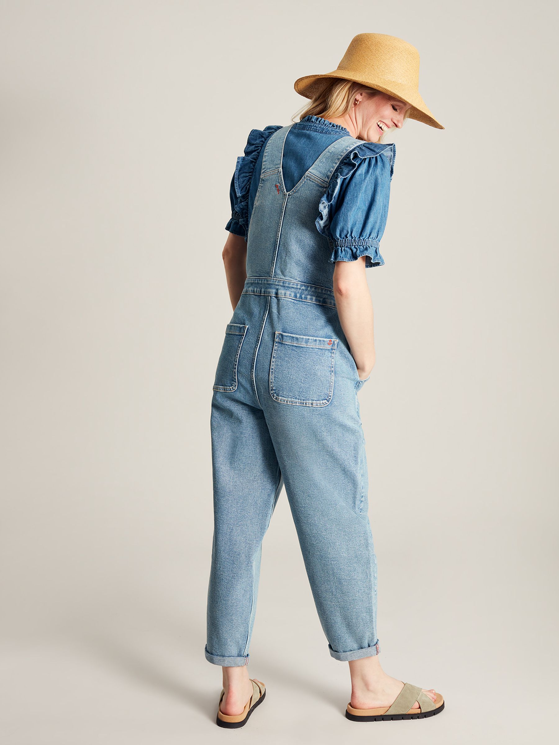 Rampling Blue Straight Leg Dungarees - Image 2 of 9
