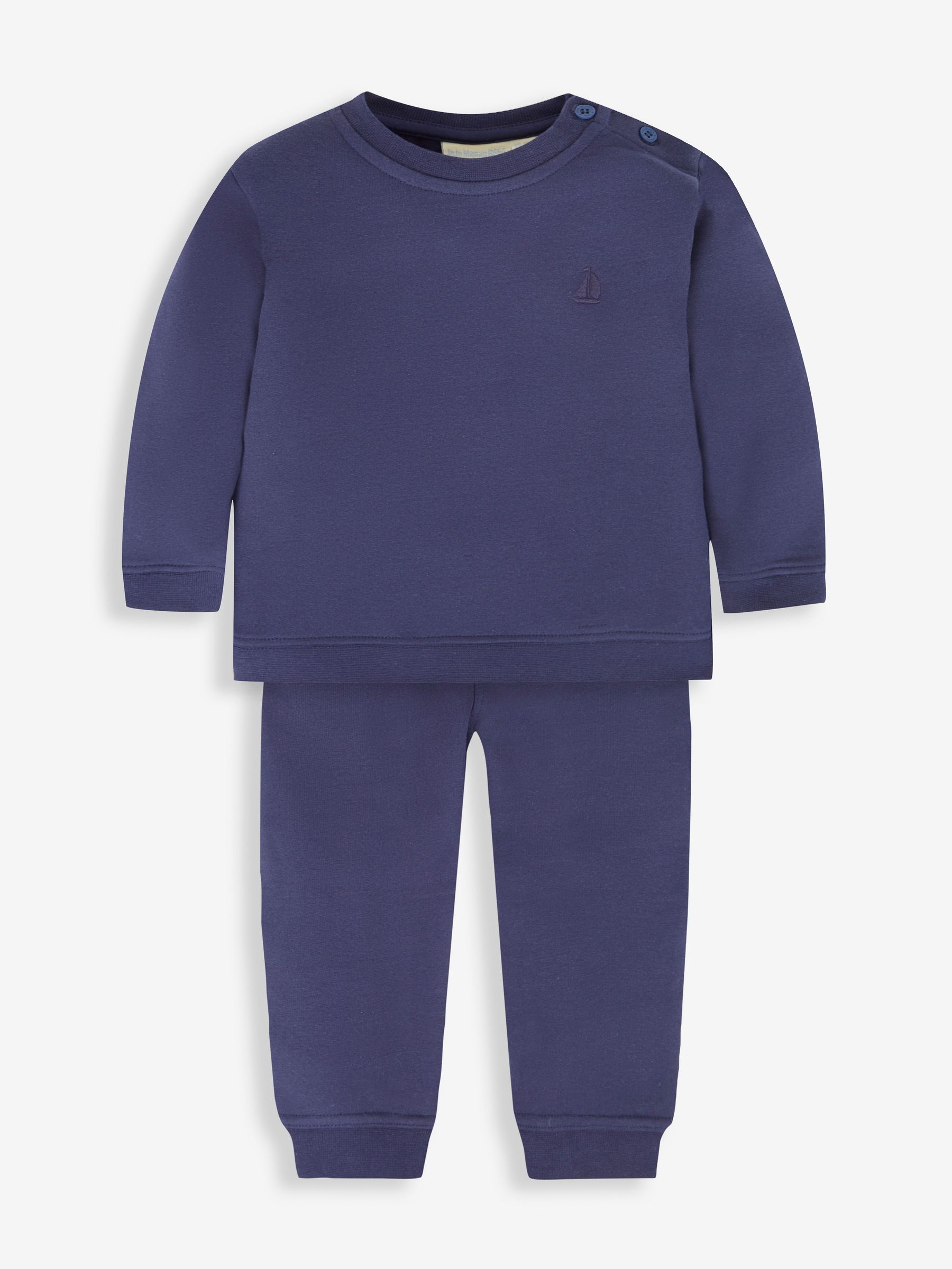 Navy Boys'  Classic Sweatshirt & Jogger Set - Image 1 of 5