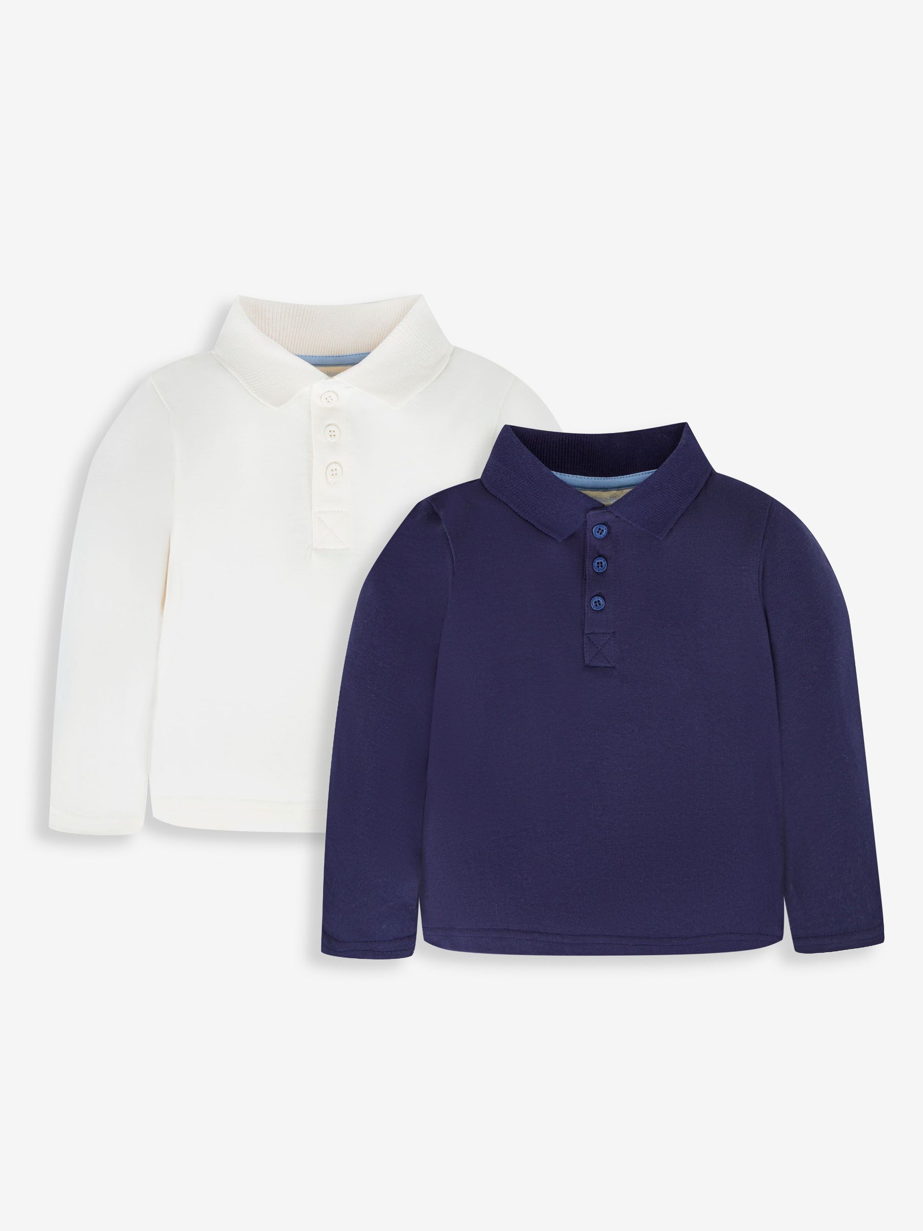 Navy 2-Pack Polo Shirts - Image 1 of 5