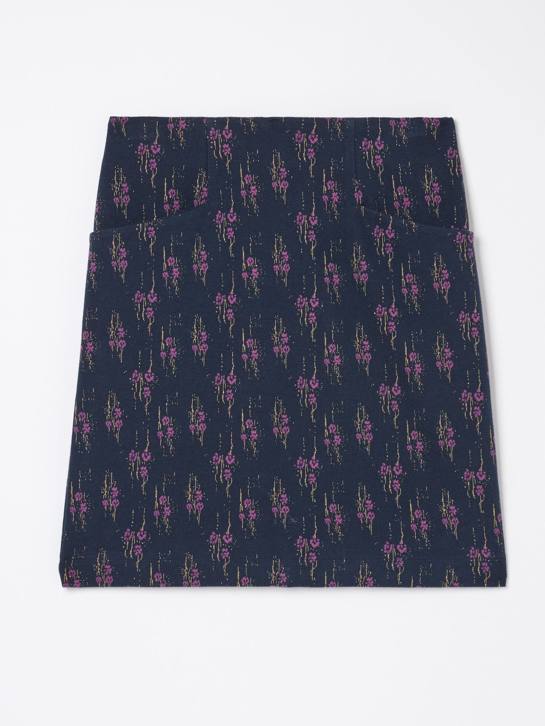 Blue Jennie Ink Ditsy Jersey Skirt - Image 5 of 5