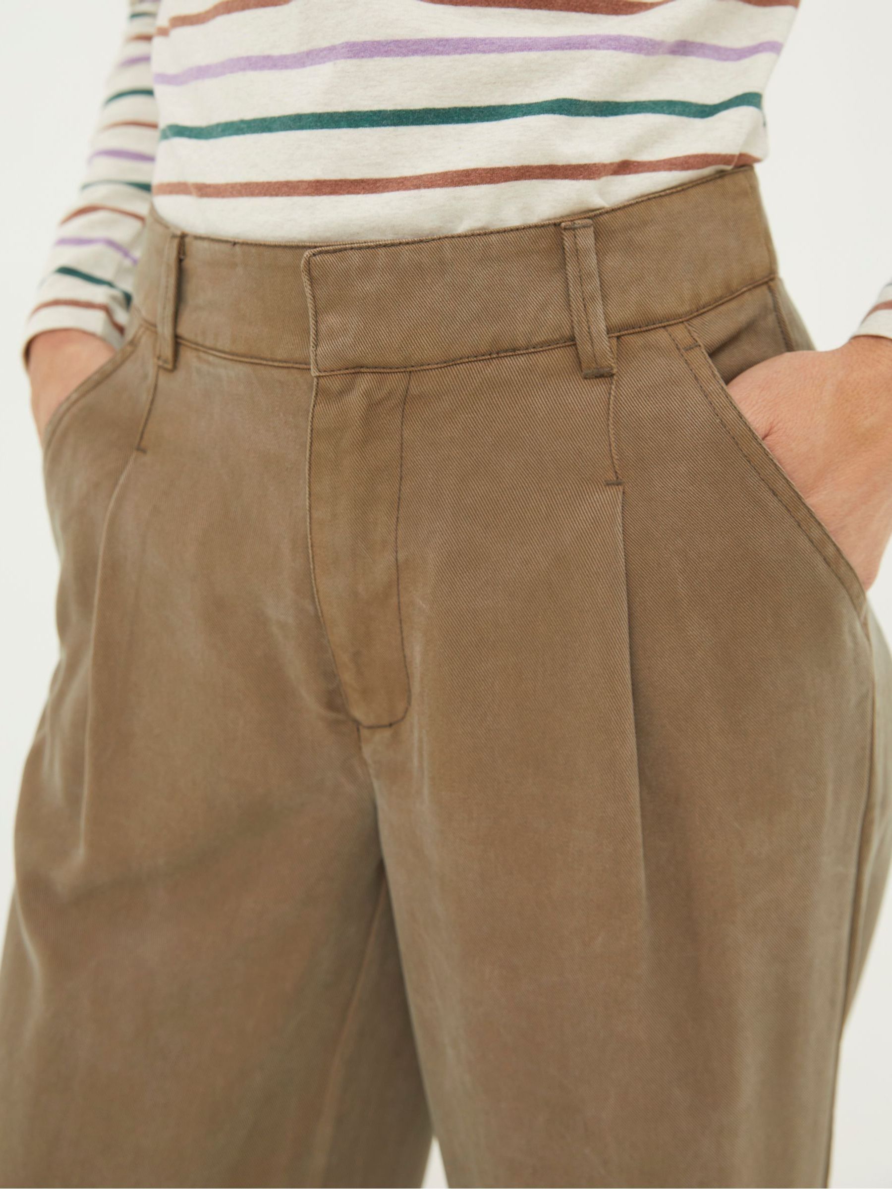 Blake Green Wide Leg Drape Trousers - Image 5 of 6