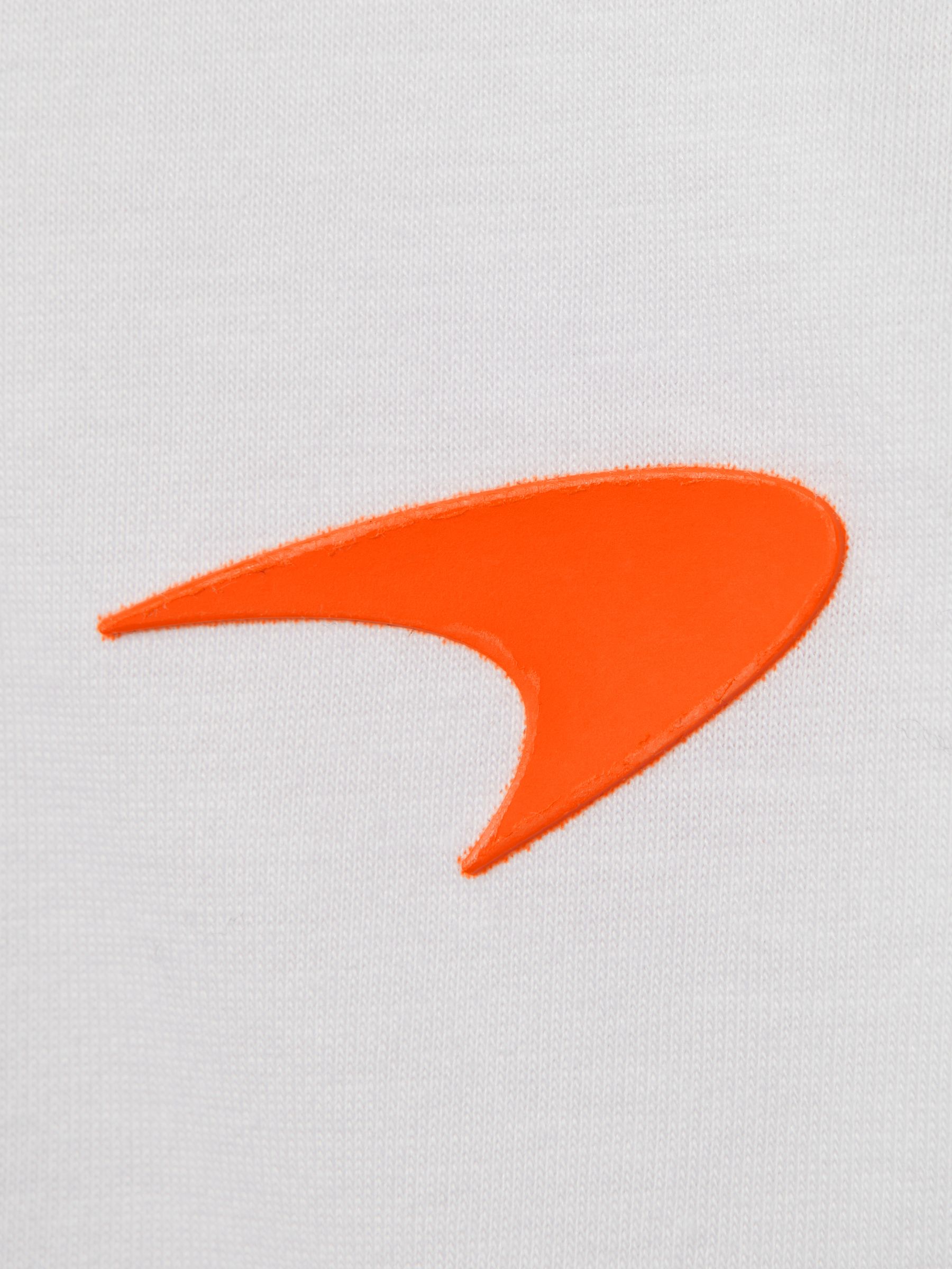 13-14 yrs McLaren F1 Mercerised Cotton Polo Shirt in White - Image 12 of 12