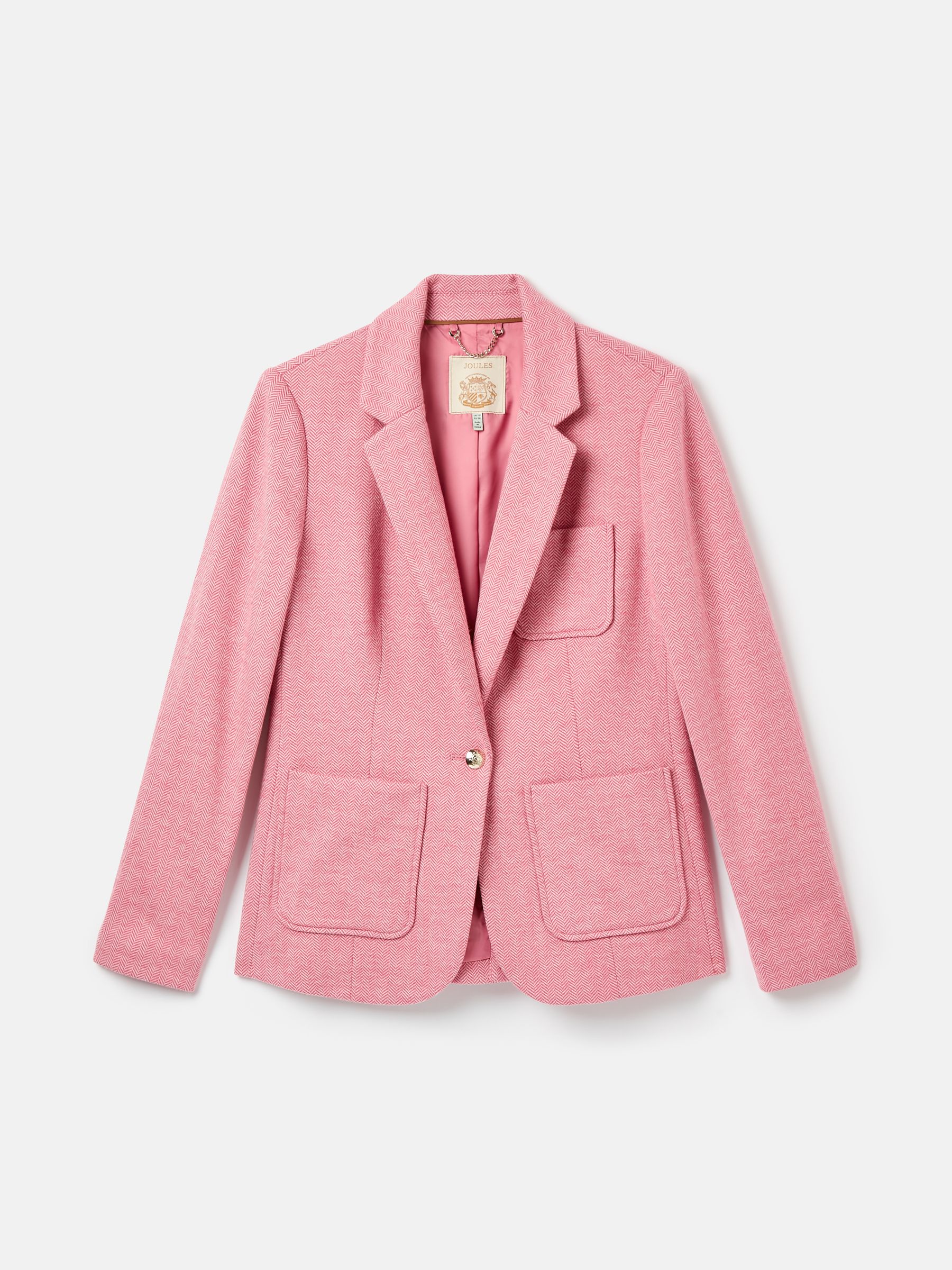 Albury Pink Cotton Blazer - Image 8 of 8