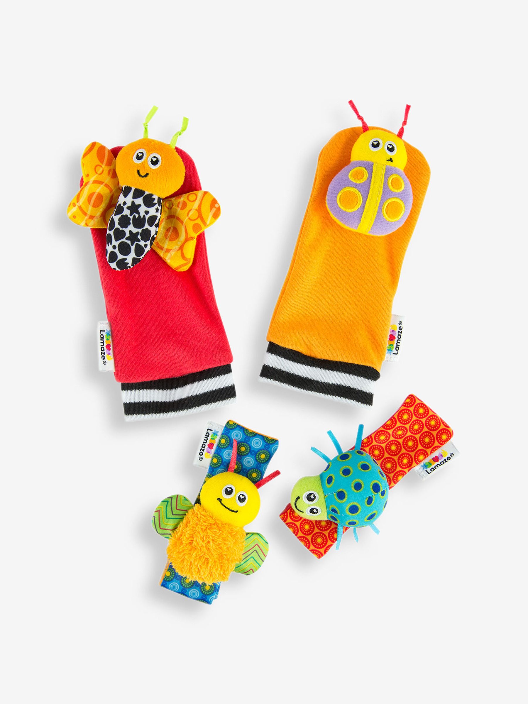Lamaze Gardenbug Foot Finder & Wrist Rattle Set - Image 1 of 4