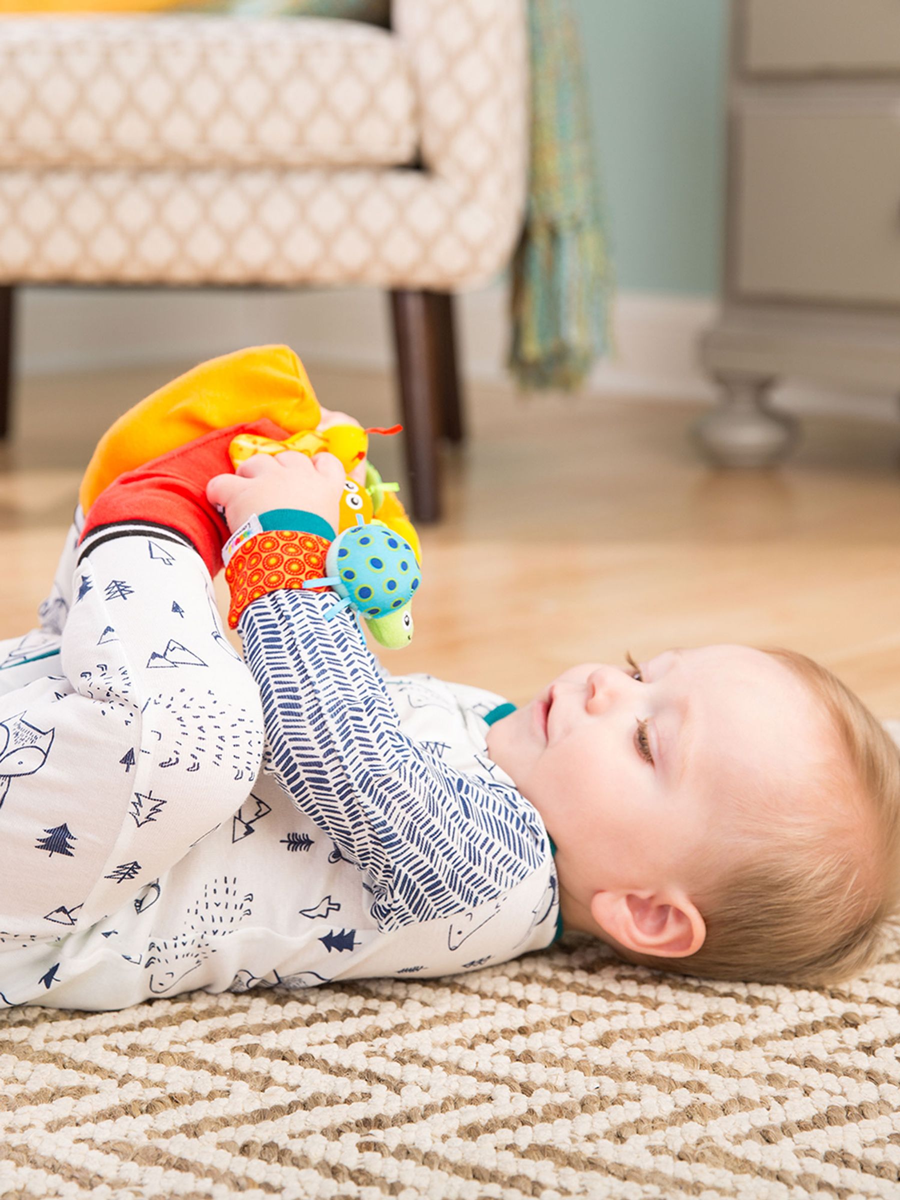 Lamaze Gardenbug Foot Finder & Wrist Rattle Set - Image 2 of 4